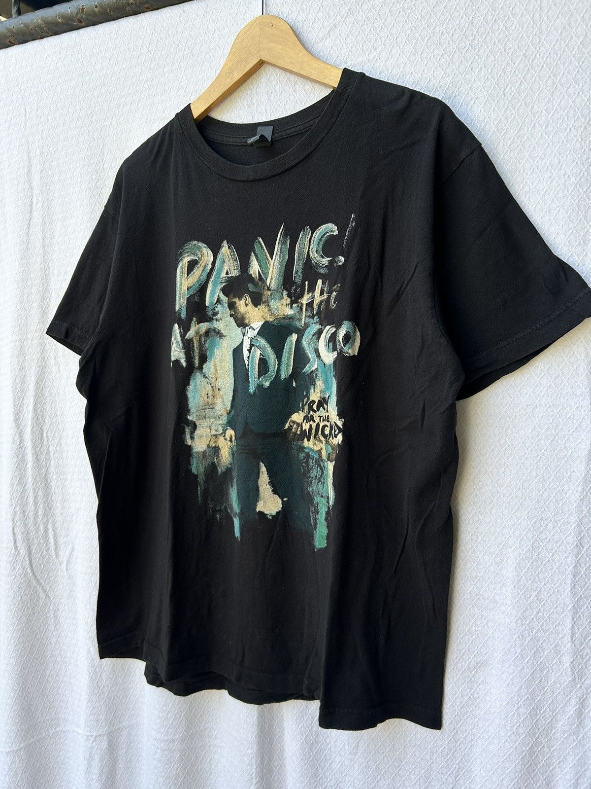Band Tees × Vintage 💸BINDINGOFFER💸Vintage Panic at the disco tees Size US L / EU 52-54 / 3 - 3 Thumbnail