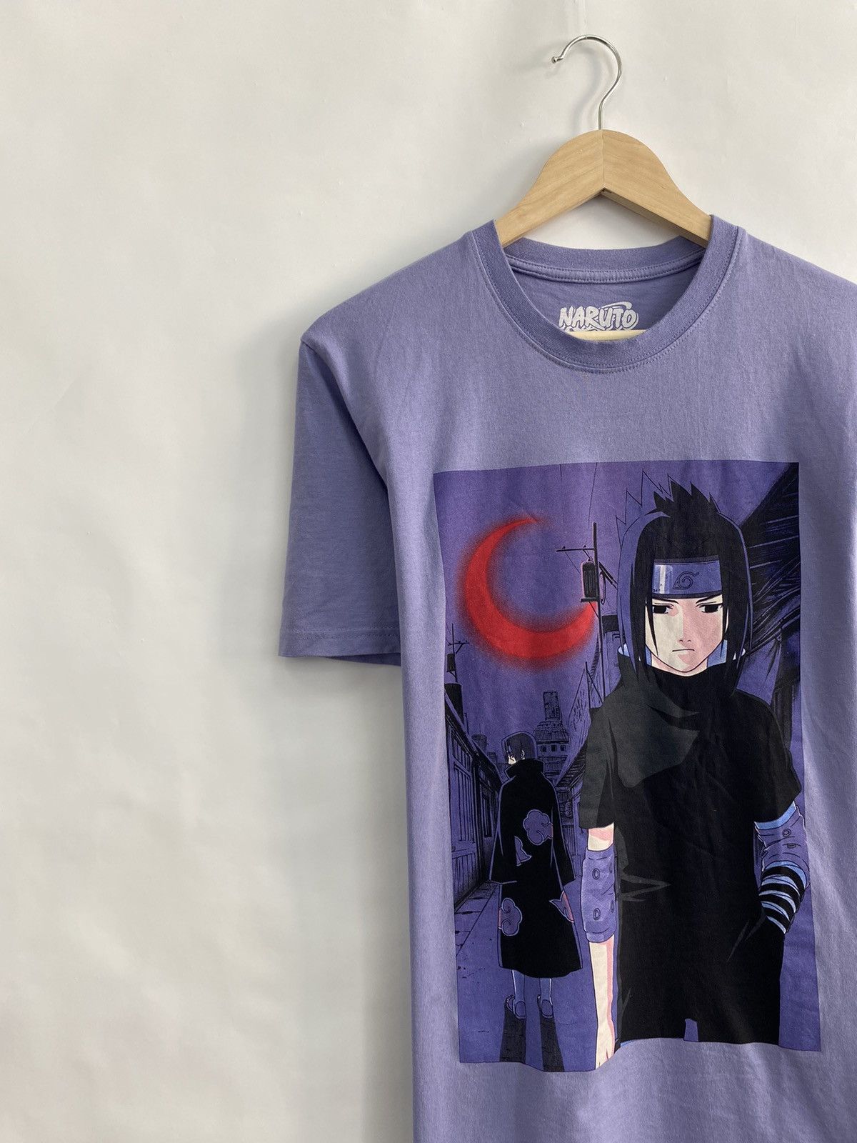 Japanese Brand 🇯🇵 Vintage Sasuke Naruto Anime T-Shirt Rare Retro Hype Y2K Size US M / EU 48-50 / 2 - 3 Thumbnail