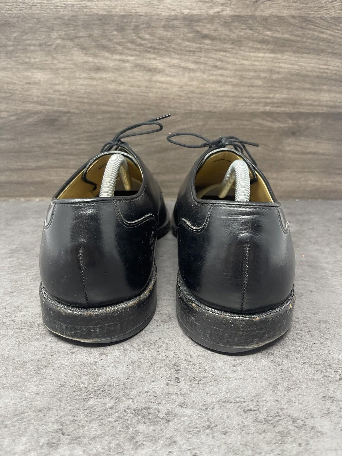 Johnston & Murphy Johnston Murphy Shoes Mens Size 10 Black Leather Oxford Lace Size US 10 / EU 43 - 6 Thumbnail