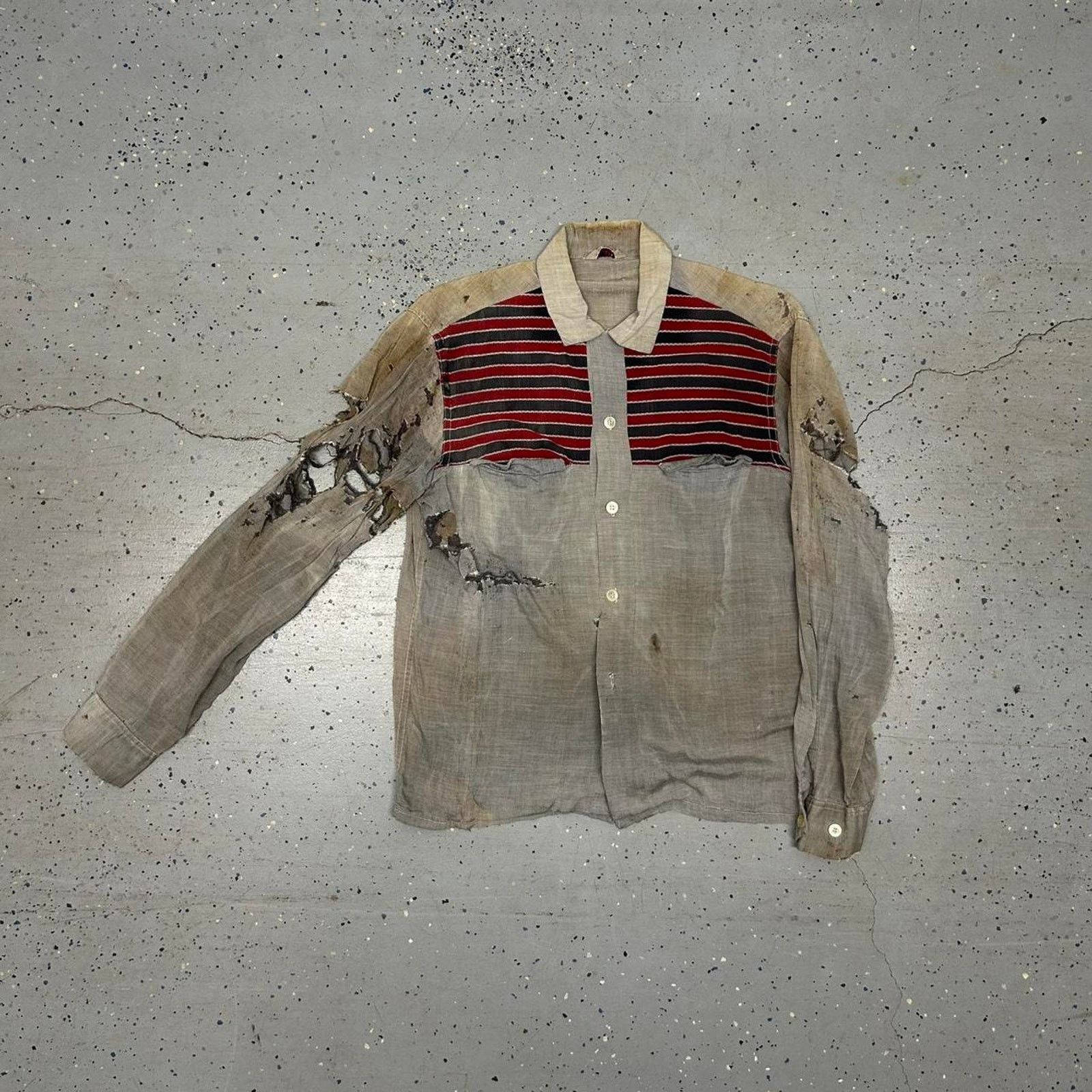 Other 50s Distressed vintage Bud Berma loop collar shirt Size US M / EU 48-50 / 2 - 3 Thumbnail