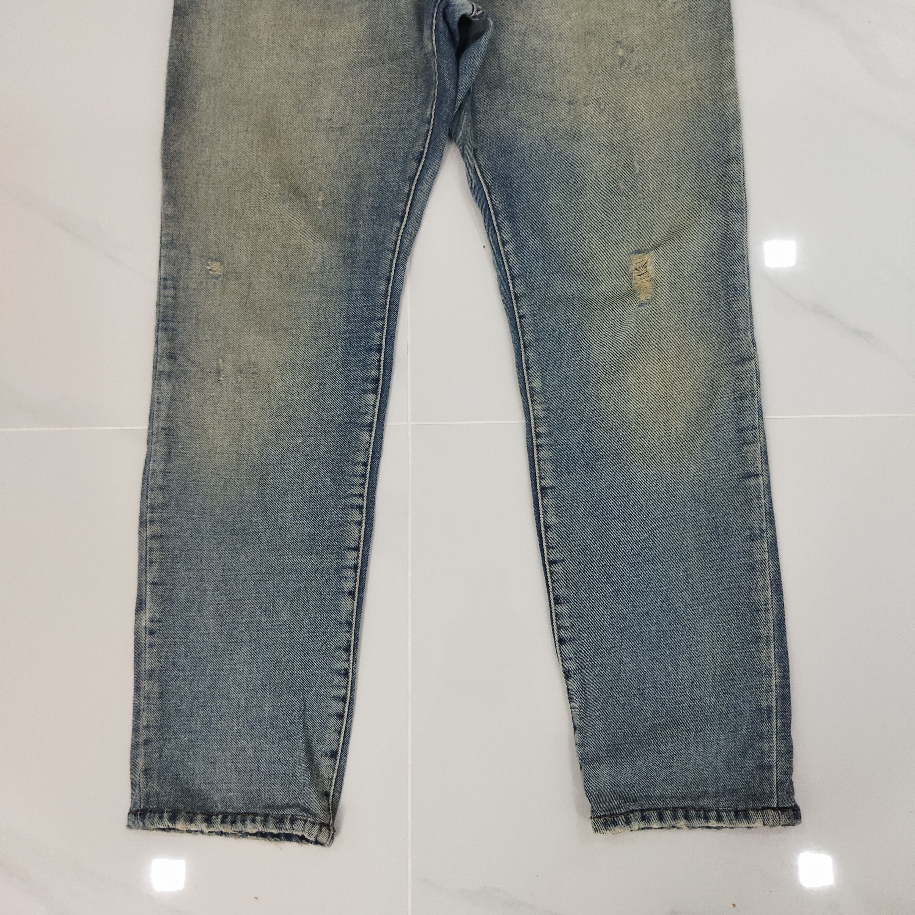 Dolce & Gabbana DOLCE GABBANA DISTRESSED BLUE JEANS PANTS Size US 34 / EU 50 - 3 Thumbnail