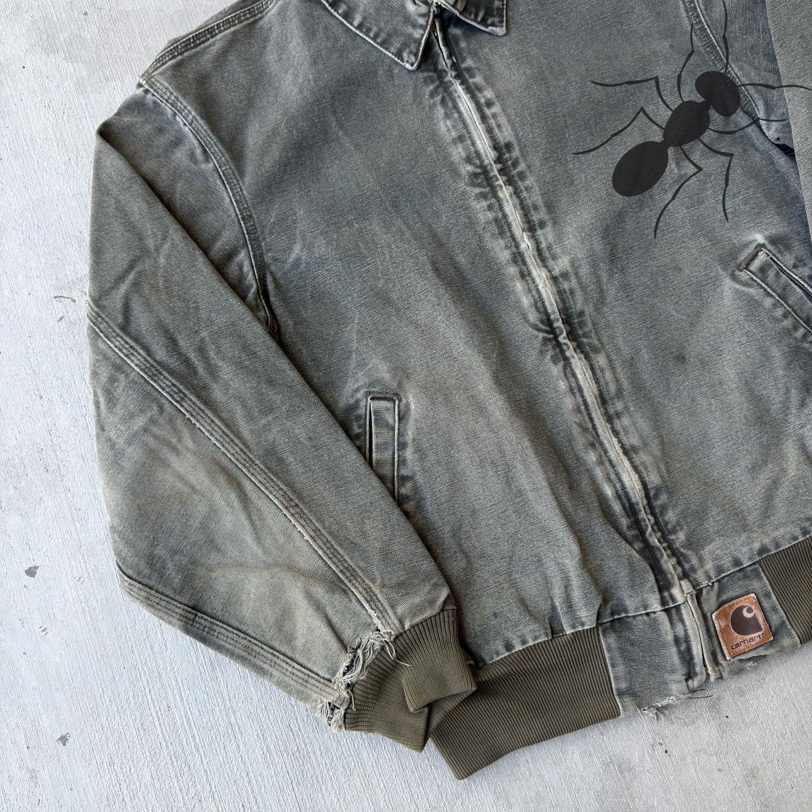 Carhartt × Vintage Carhartt green Santa Fe work wear jacket Size US M / EU 48-50 / 2 - 2 Thumbnail