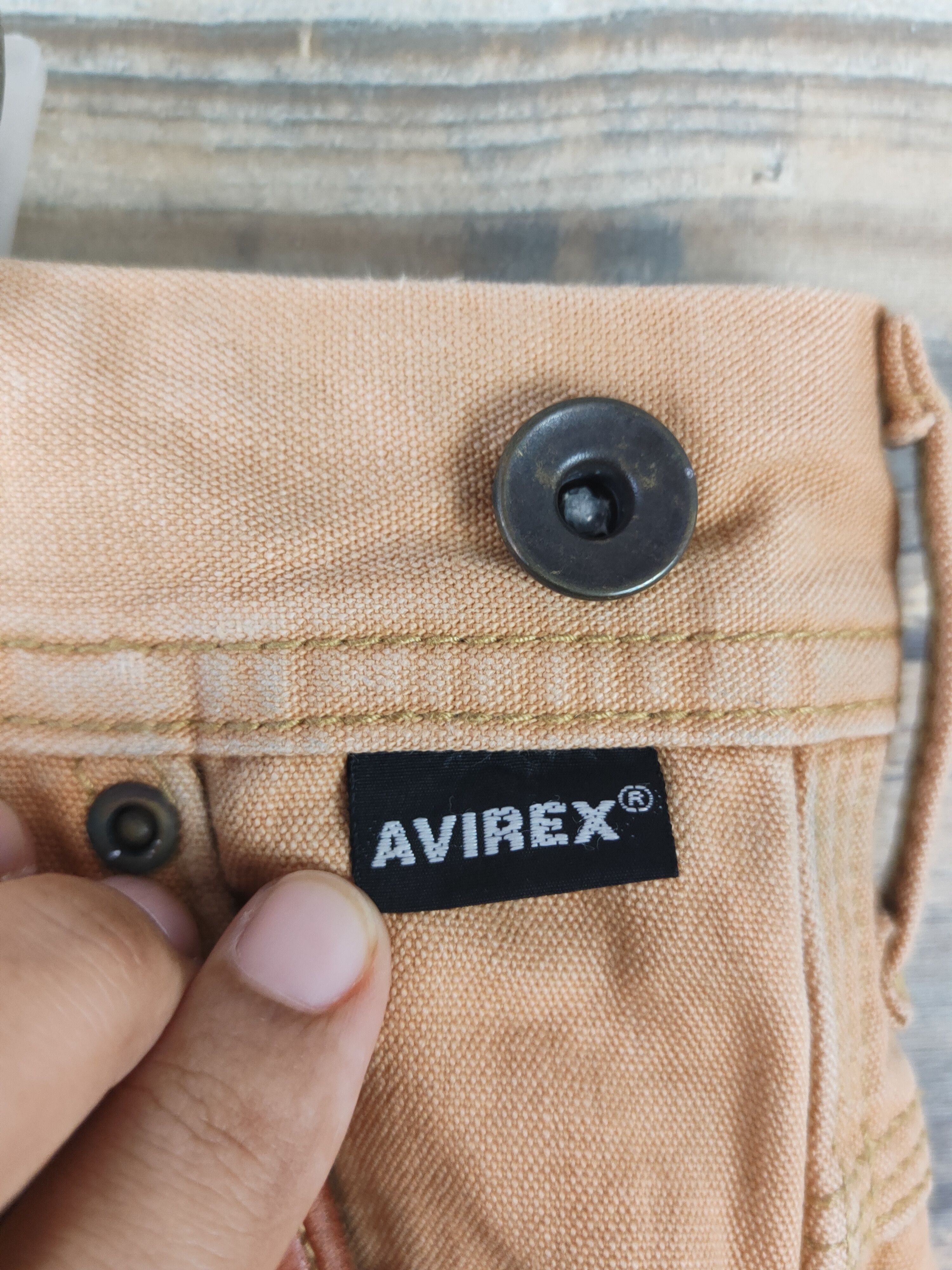 Avirex DL Avirex Orange Multipocket Cargo Pants #2665 Size US 34 / EU 50 - 3 Thumbnail