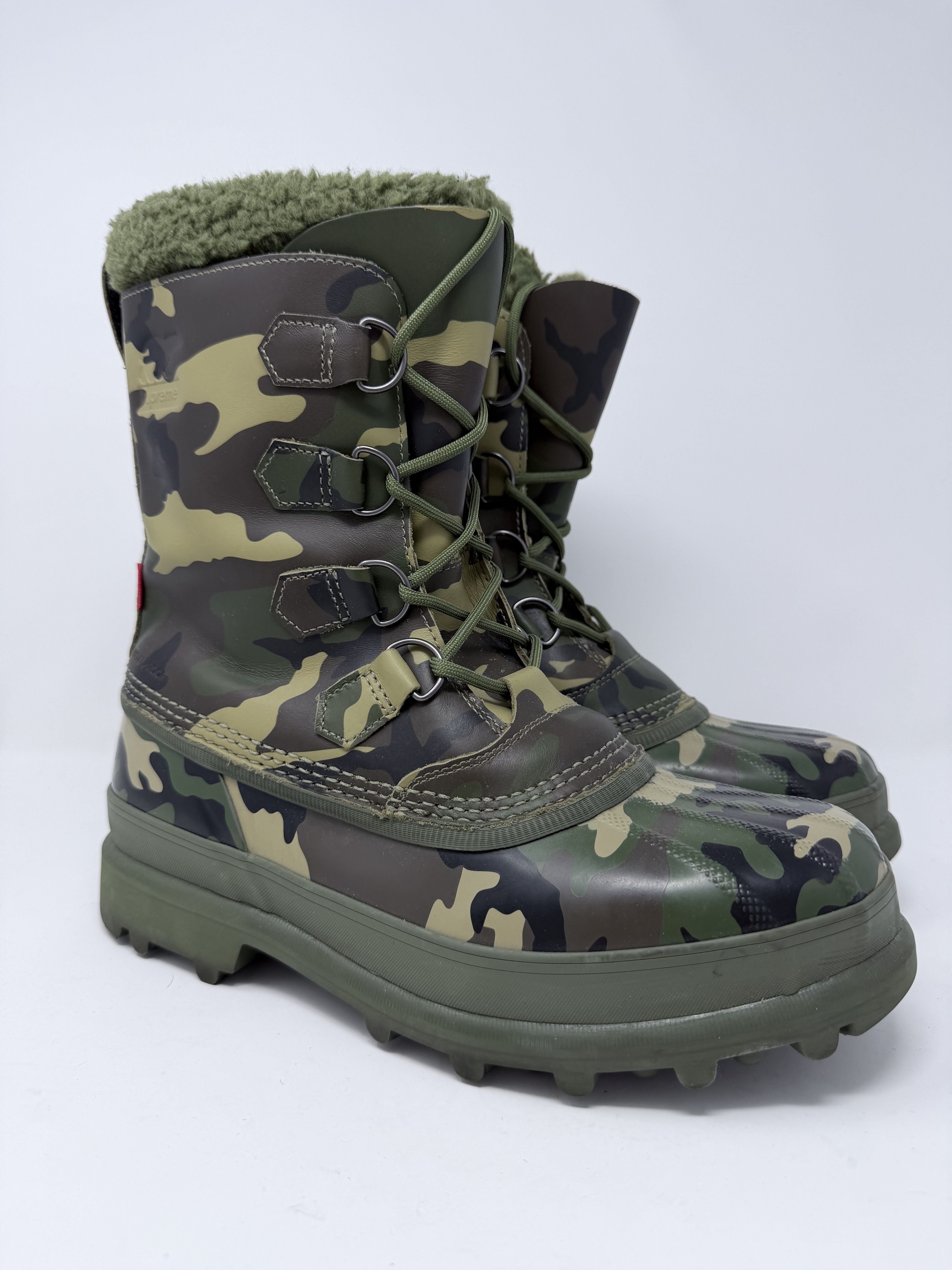 SOREL × Supreme Supreme Sorel Caribou Boots Green Camo Size US 8.5 / EU 41-42 - 1 Thumbnail