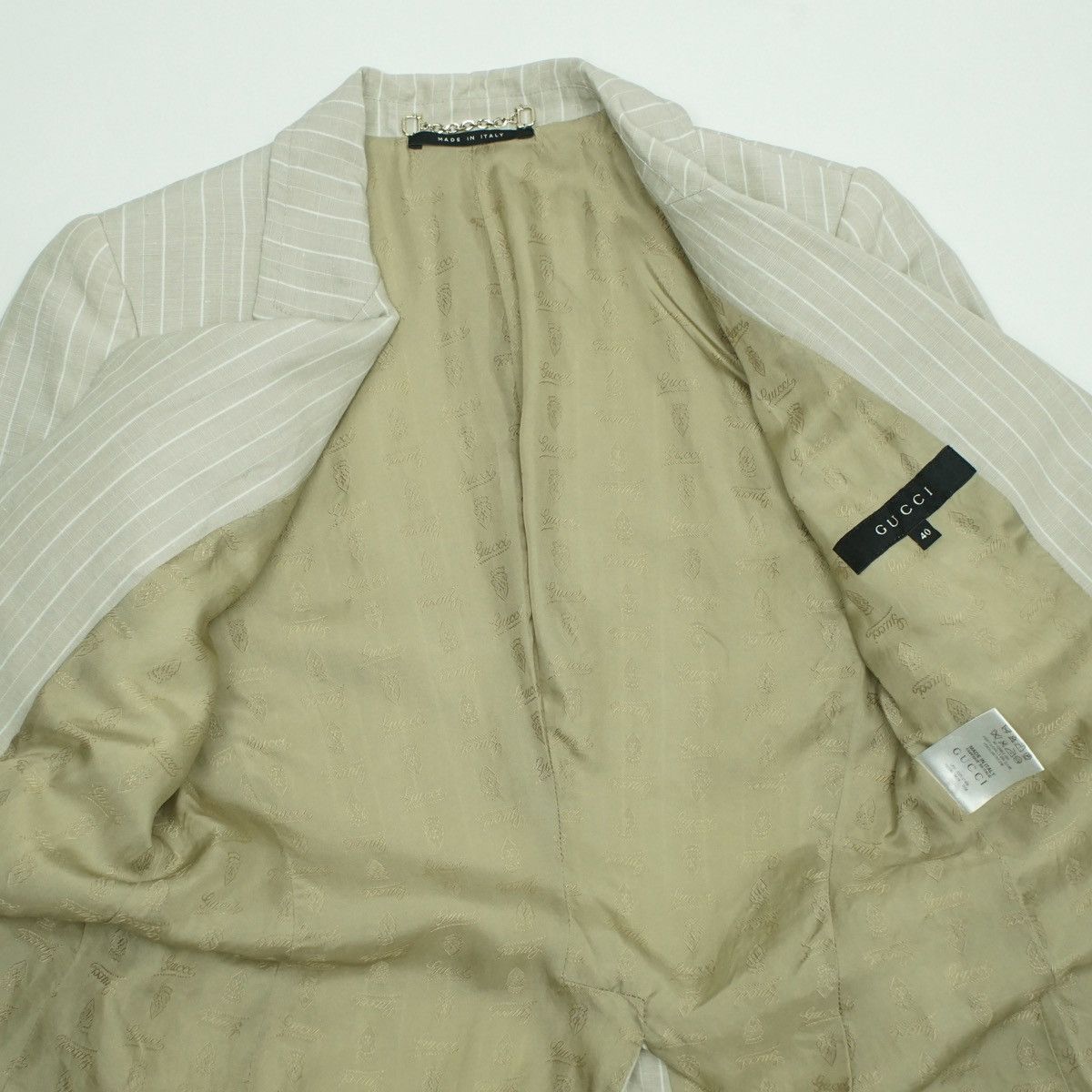 Gucci *No Tariff Gucci Stripe Blazer Size S / US 4 / IT 40 - 3 Thumbnail