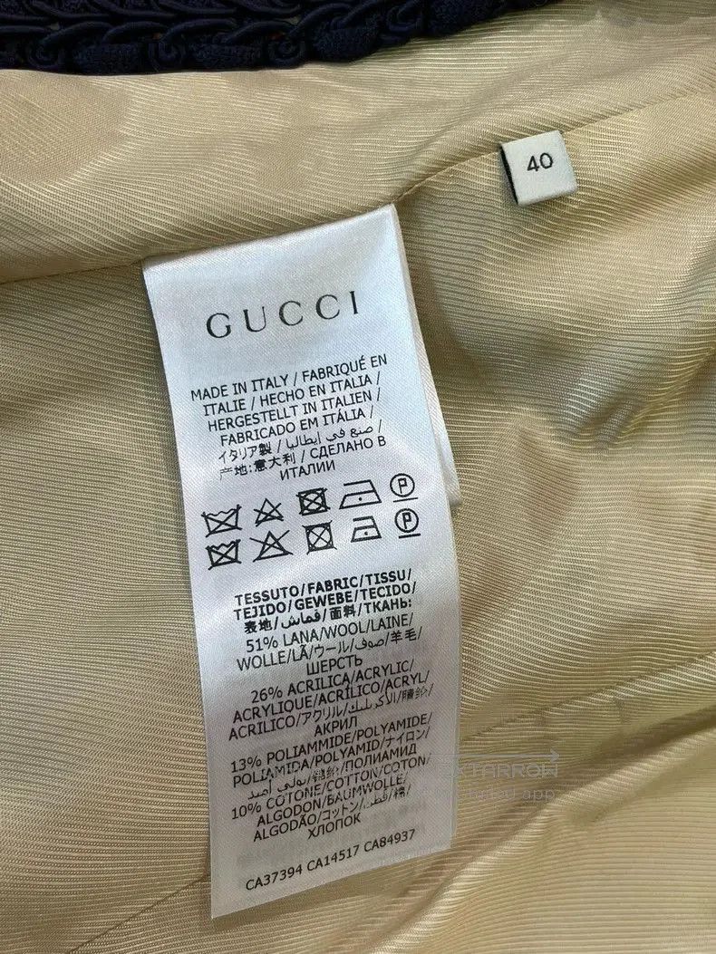 Gucci Gucci40. Size US S / EU 44-46 / 1 - 8 Thumbnail