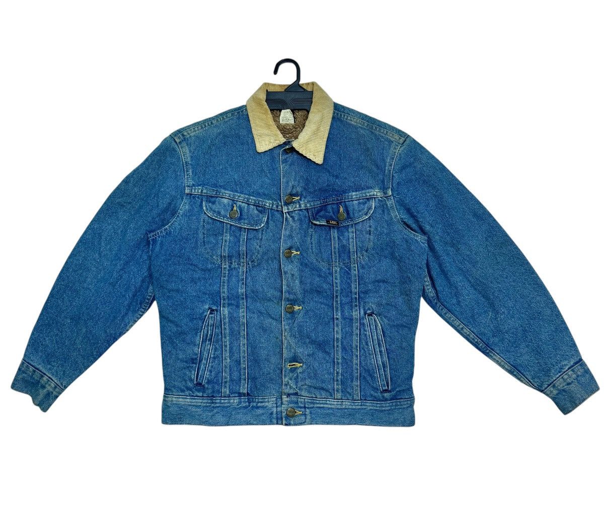Lee Vintage Distressed Lee Raiders Sherpa Denim Jacket Size US S / EU 44-46 / 1 - 2 Thumbnail