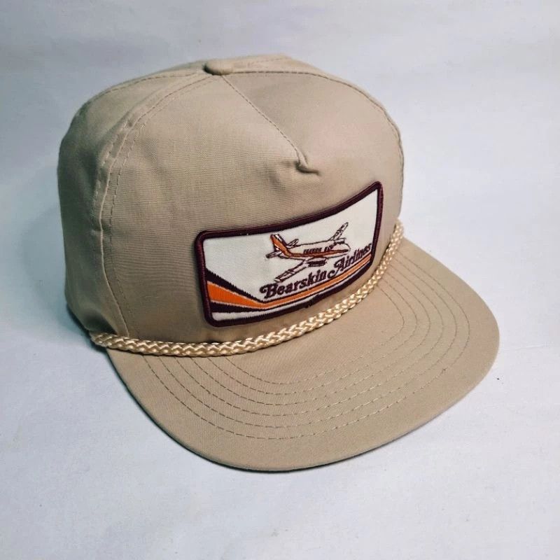 Vintage Bearskin Airlines Vintage Original Cap – Rare, Classic Style Size ONE SIZE - 2 Thumbnail