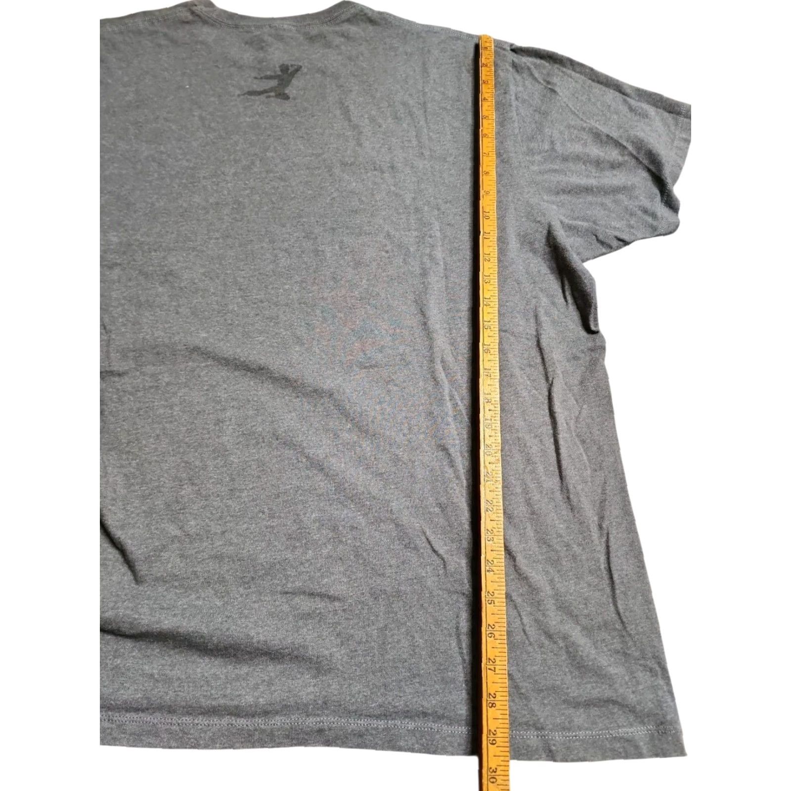 Lee VINTAGE Bruce Lee T-Shirt Men's 3XL Short Sleeve Cotton Blend Gray DJ Meme Funny Distressed Size US XXL / EU 58 / 5 - 3 Thumbnail