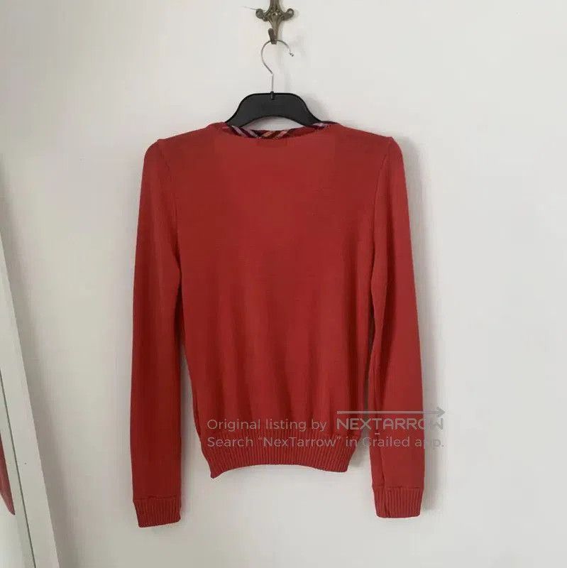 Burberry Burberry Red Wool Women's Cardigan. Size M / US 6-8 / IT 42-44 - 4 Thumbnail