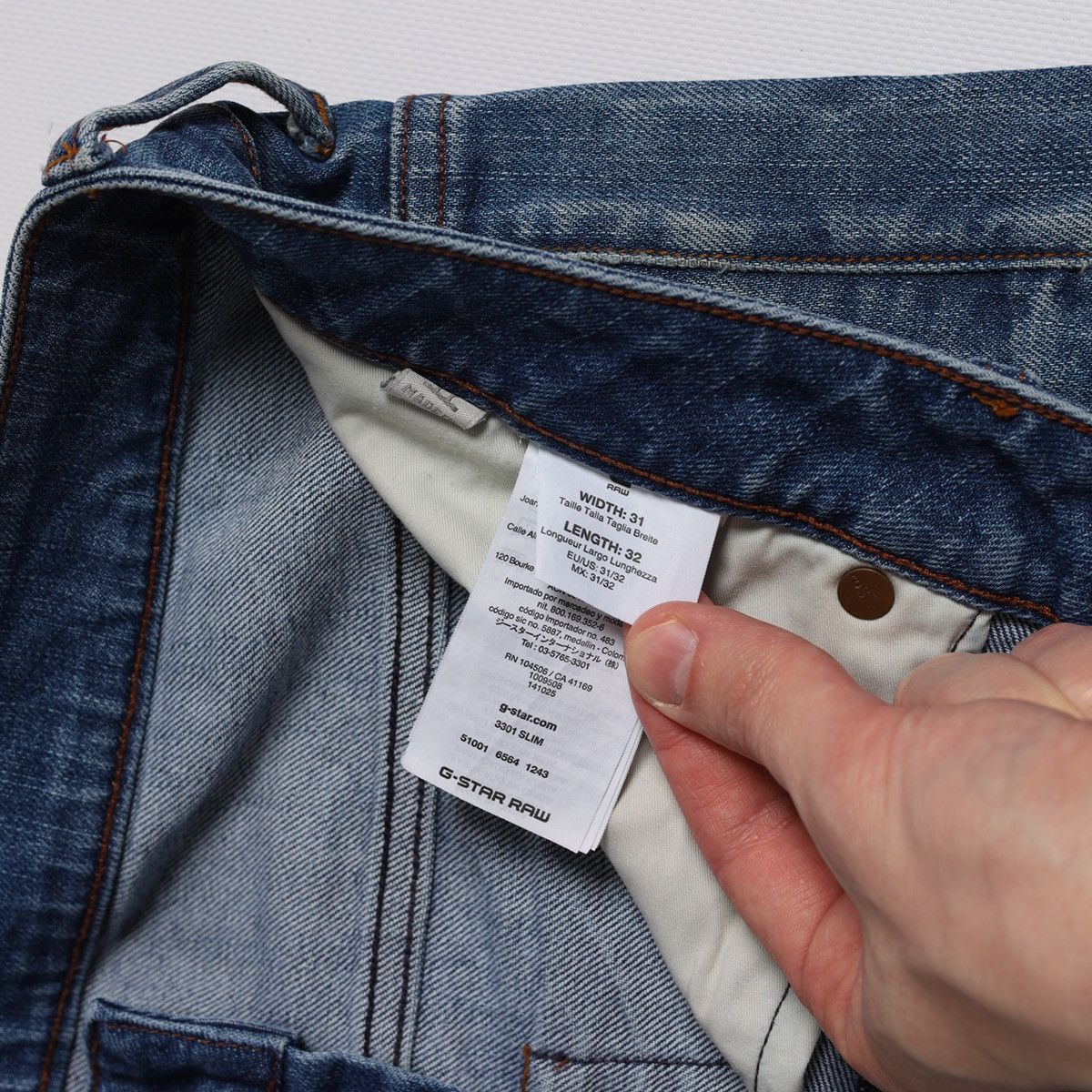 G-Star G star Raw Denim Jeans Distressed Pants Size US 31 - 10 Thumbnail
