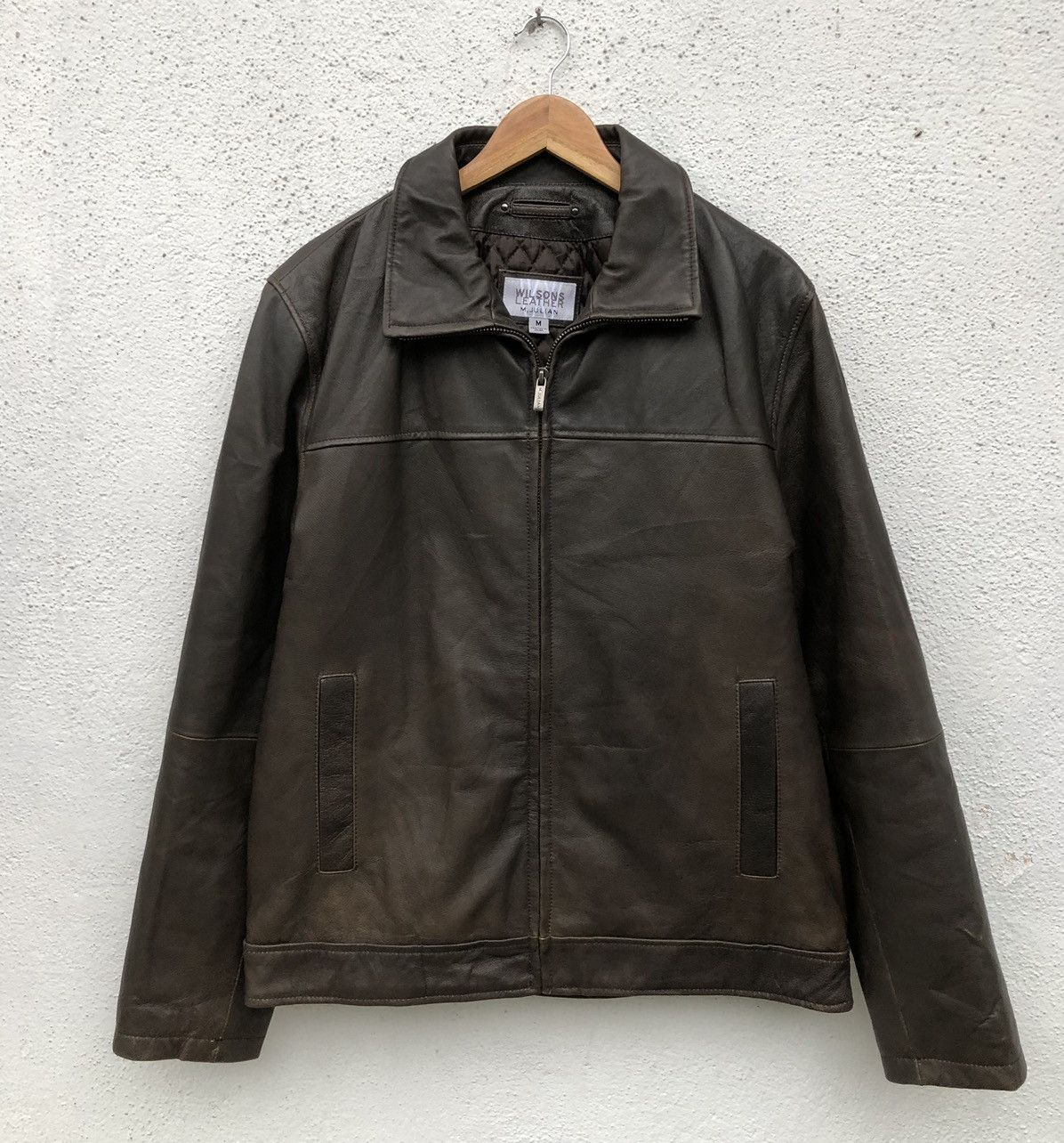 Wilsons Leather Vintage Wilsons Leather M.Julian Leather Zipper Jacket Size US M / EU 48-50 / 2 - 1 Thumbnail