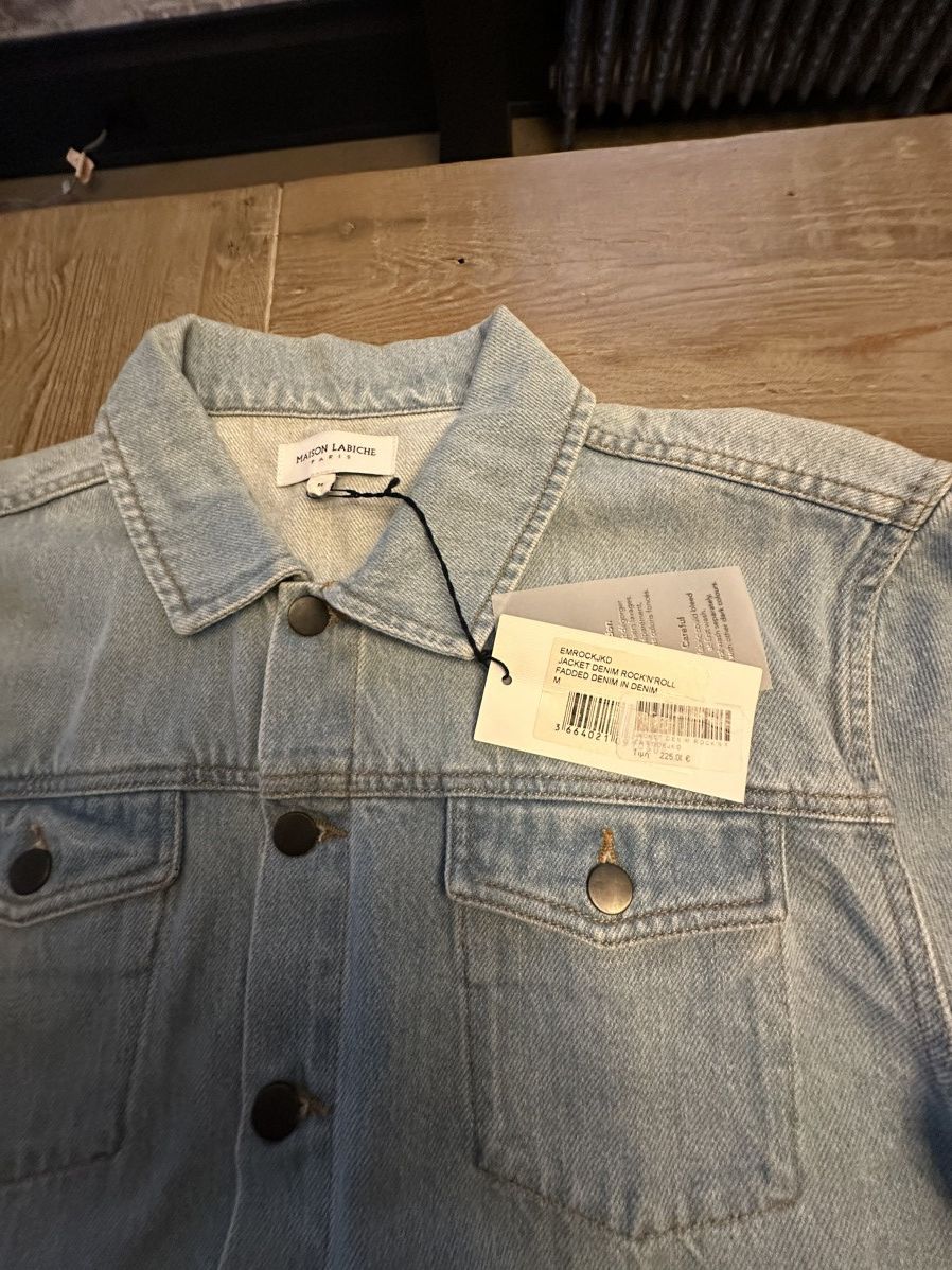 Maison Labiche Maison Labiche Light Denim Rock N Roll Jean Jacket - M Size M / US 6-8 / IT 42-44 - 3 Thumbnail