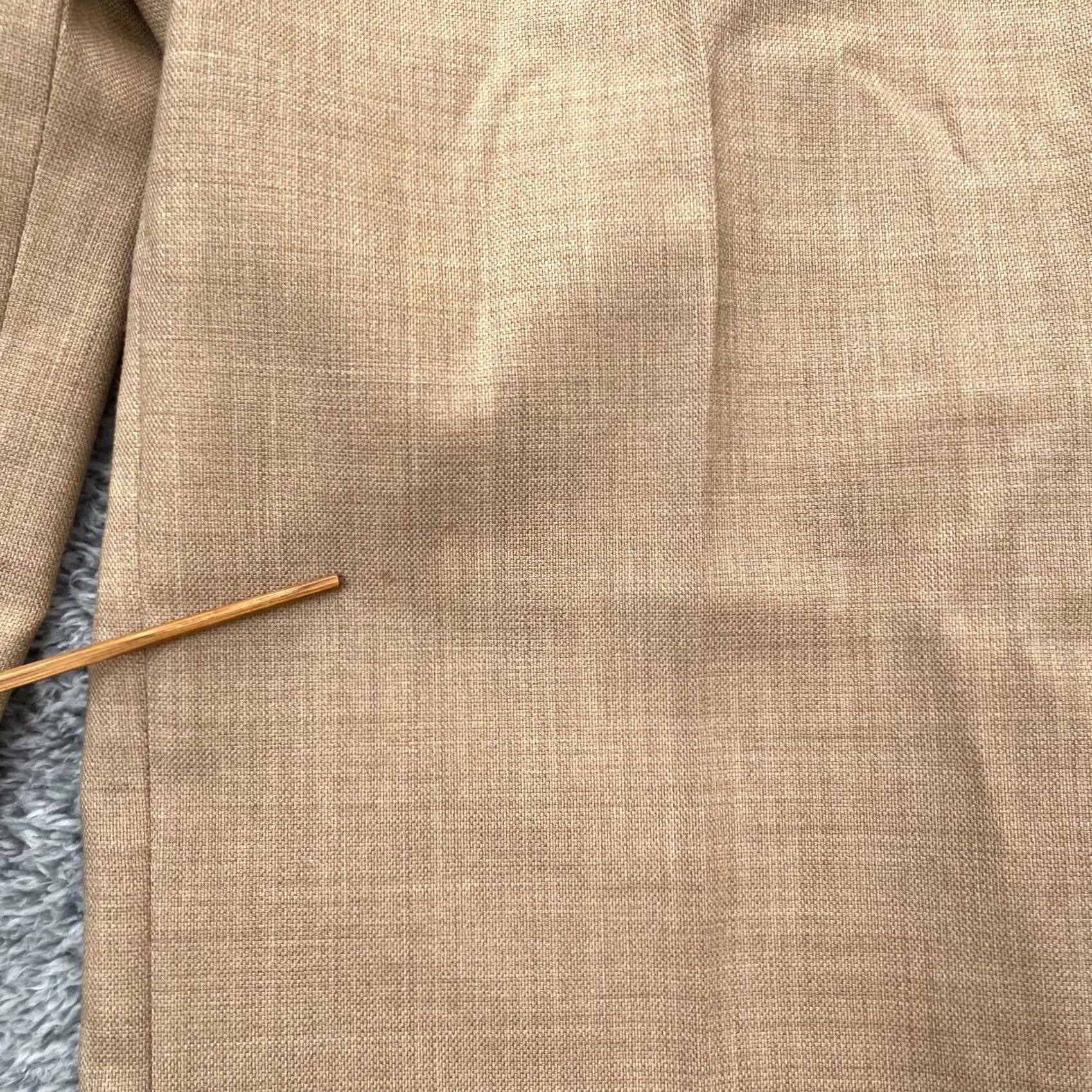 Max Mara VINTAGE Max Mara Pants Womens Brown Dress Wool Stretch Pockets Straight Leg 10 Size 32" / US 10 / IT 46 - 3 Thumbnail