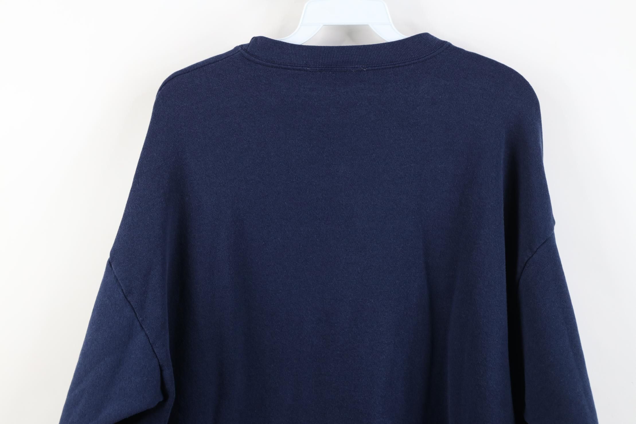 Vintage Vintage 90s Streetwear Birds Rabbit Sweatshirt Blue USA Size XL / US 12-14 / IT 48-50 - 14 Thumbnail