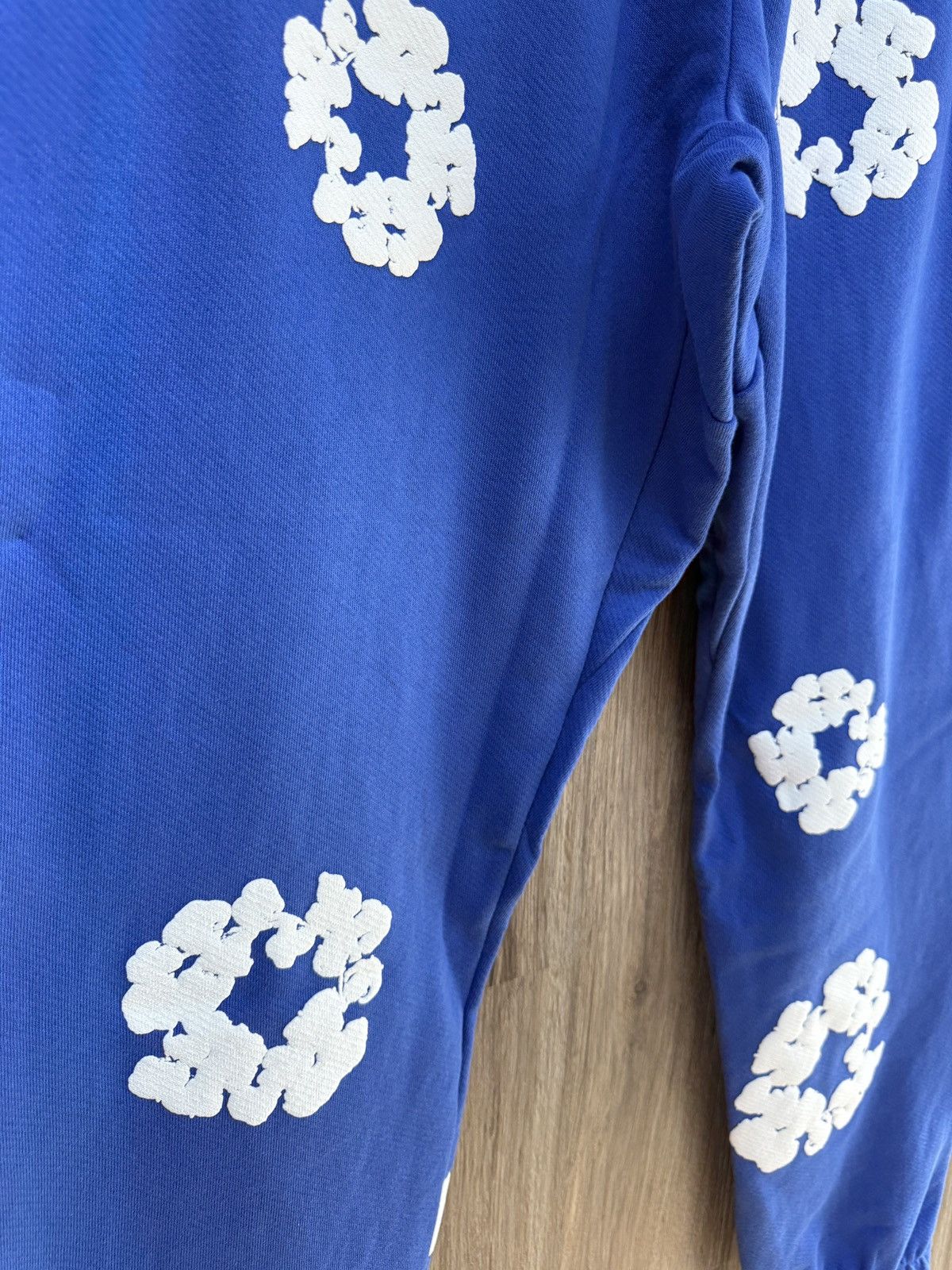 DENIM TEARS Denim Tear Baby Blue Flower Sweatpants Size US 34 / EU 50 - 5 Thumbnail