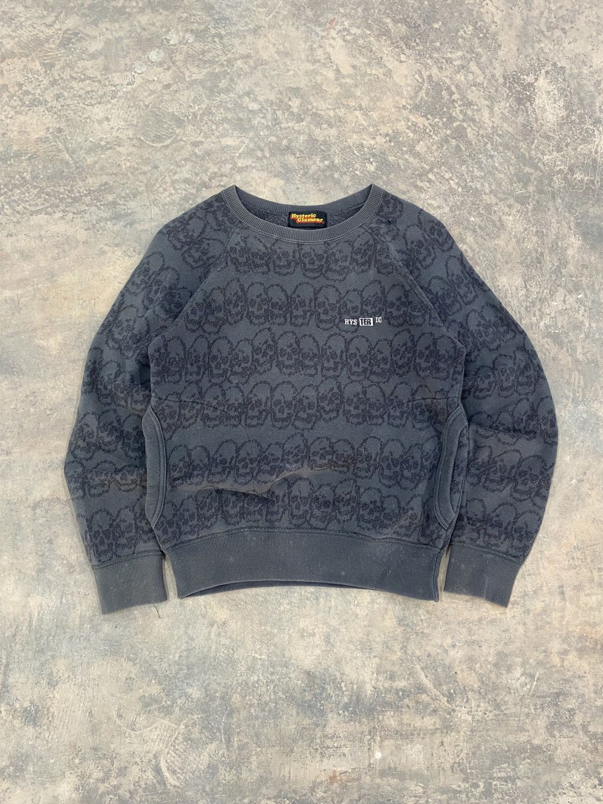Hysteric Glamour Hysteric Glamour💥 Skull Fullprint Sweater 80s Size XS / US 0-2 / IT 36-38 - 1 Thumbnail