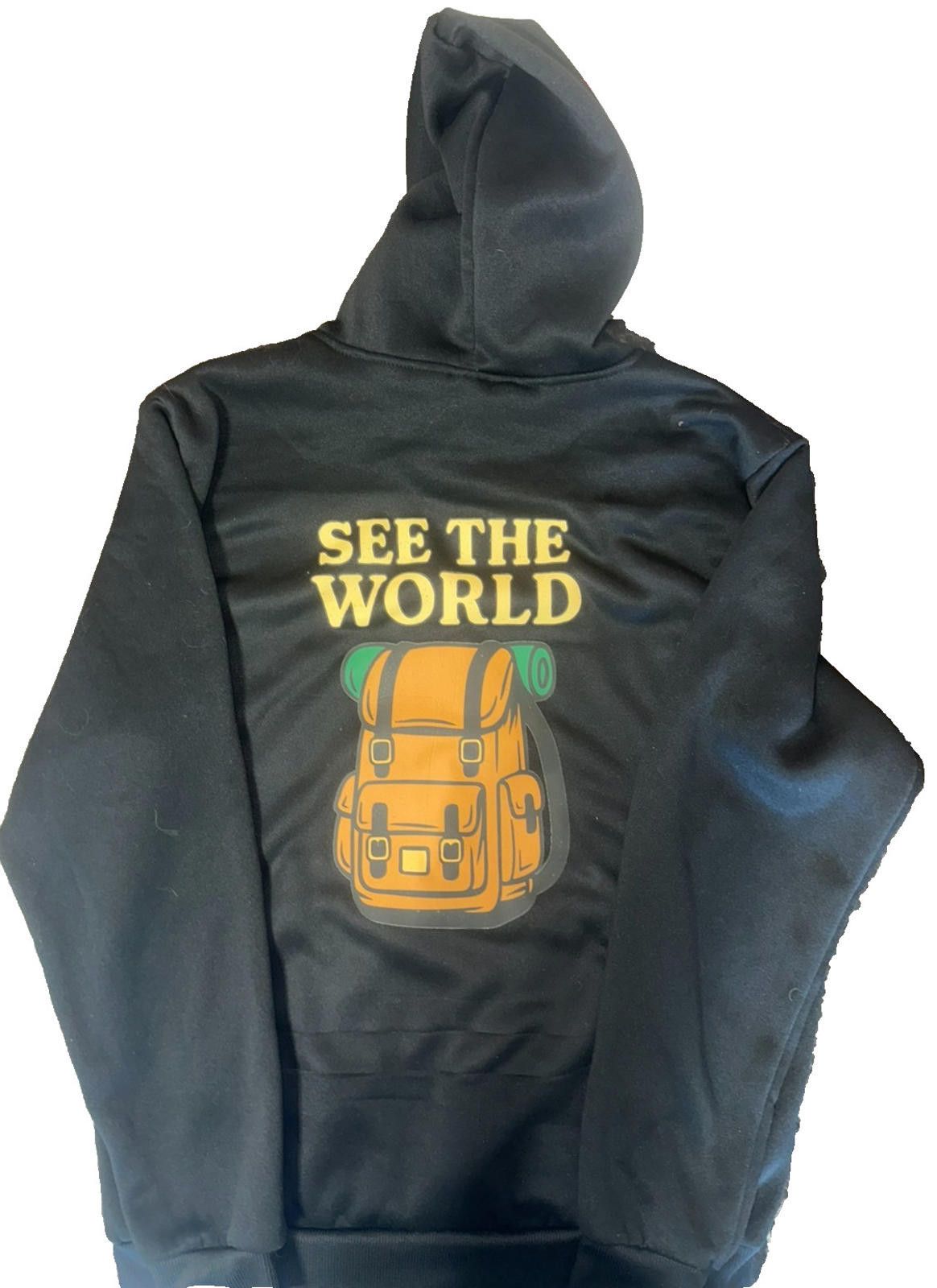 The Unbranded Brand See the World" Hoodie – Size L Travel Graphic Size US L / EU 52-54 / 3 - 1 Thumbnail