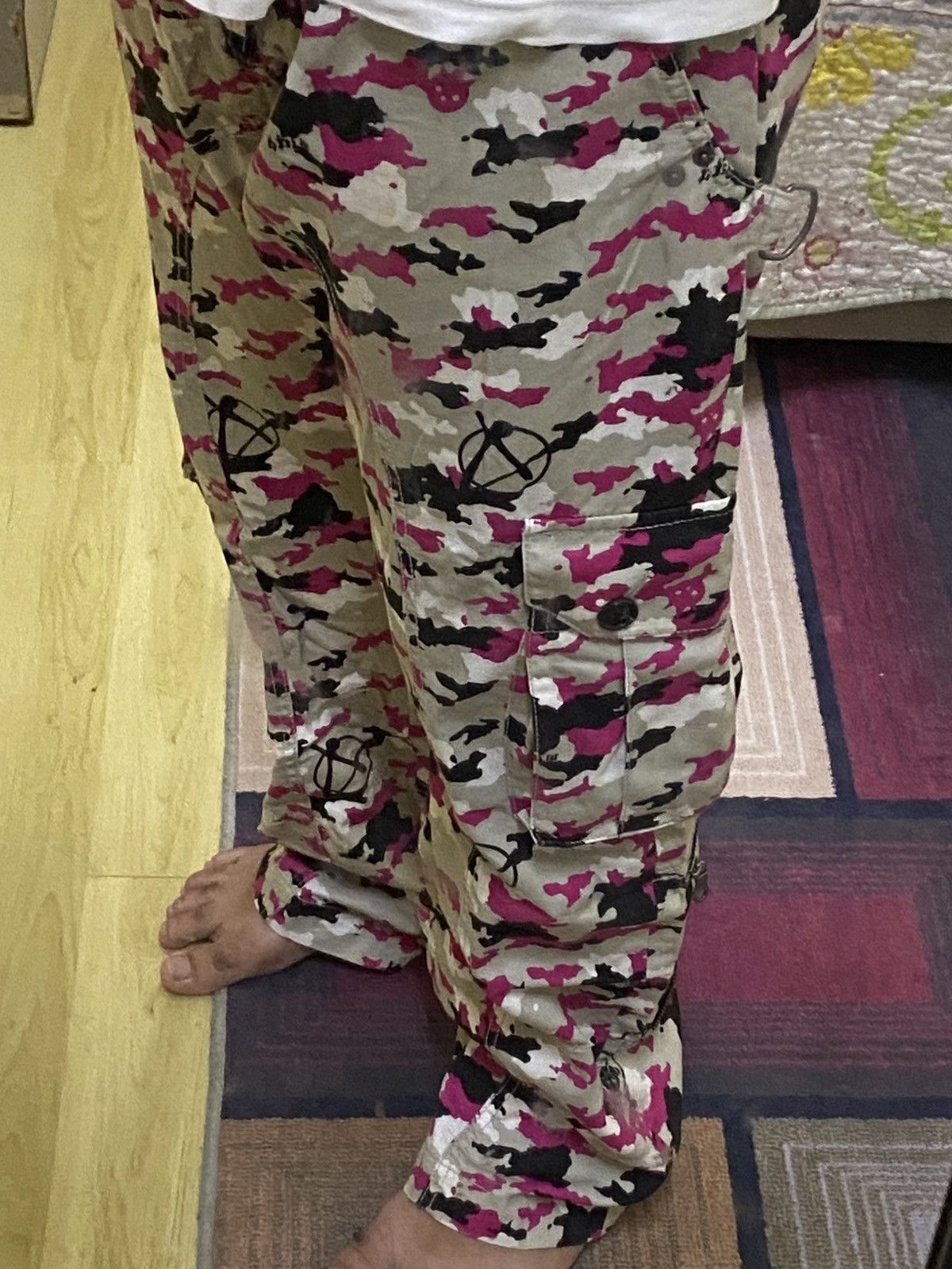 PPFM 🔥 PPFM ANARCHY CAMO CARGO FLEX 3QUARTER PANT Size US 32 / EU 48 - 3 Thumbnail