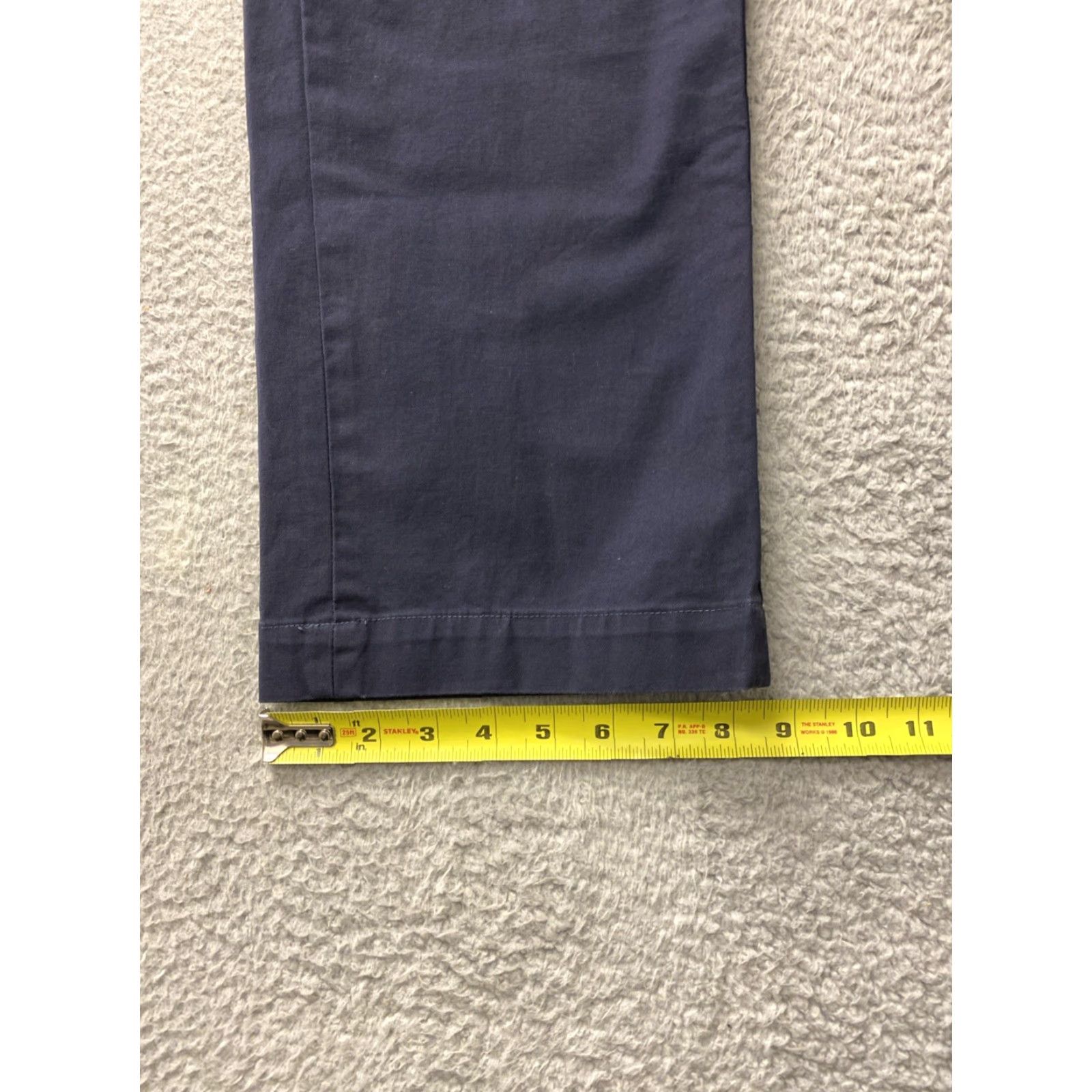 Banana Republic Banana Republic Chino Pants Men’s 36x32 Navy Dress Pants Slim Flat Front 32 in Inseam Men's Pants Size US 36 / EU 52 - 5 Thumbnail