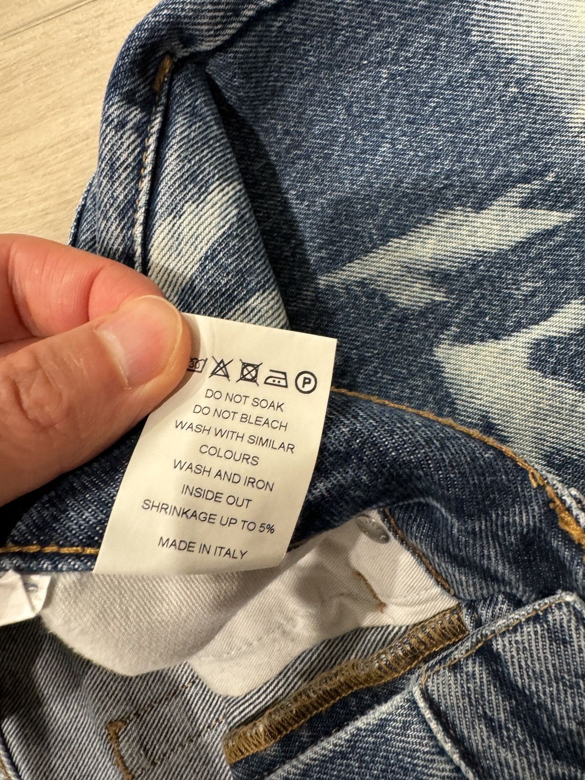 Sunflower Sunflower Loose Fit Bleached Splash Jeans Size US 32 / EU 48 - 9 Thumbnail