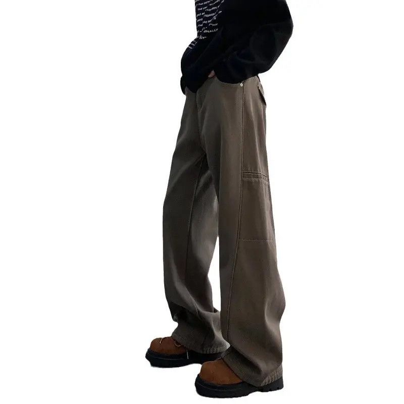 Japanese Brand × Jean Retro loose wide leg high street jeans Size US 32 / EU 48 - 4 Thumbnail