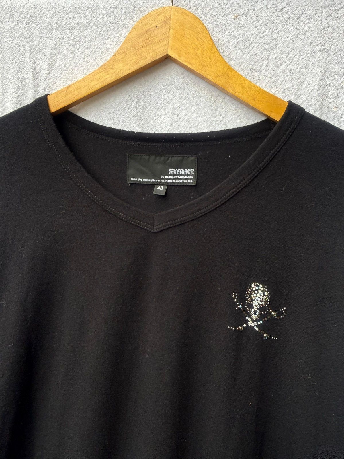 Japanese Brand Abordage by hiromu takahara skull longsleeve Size US M / EU 48-50 / 2 - 6 Thumbnail
