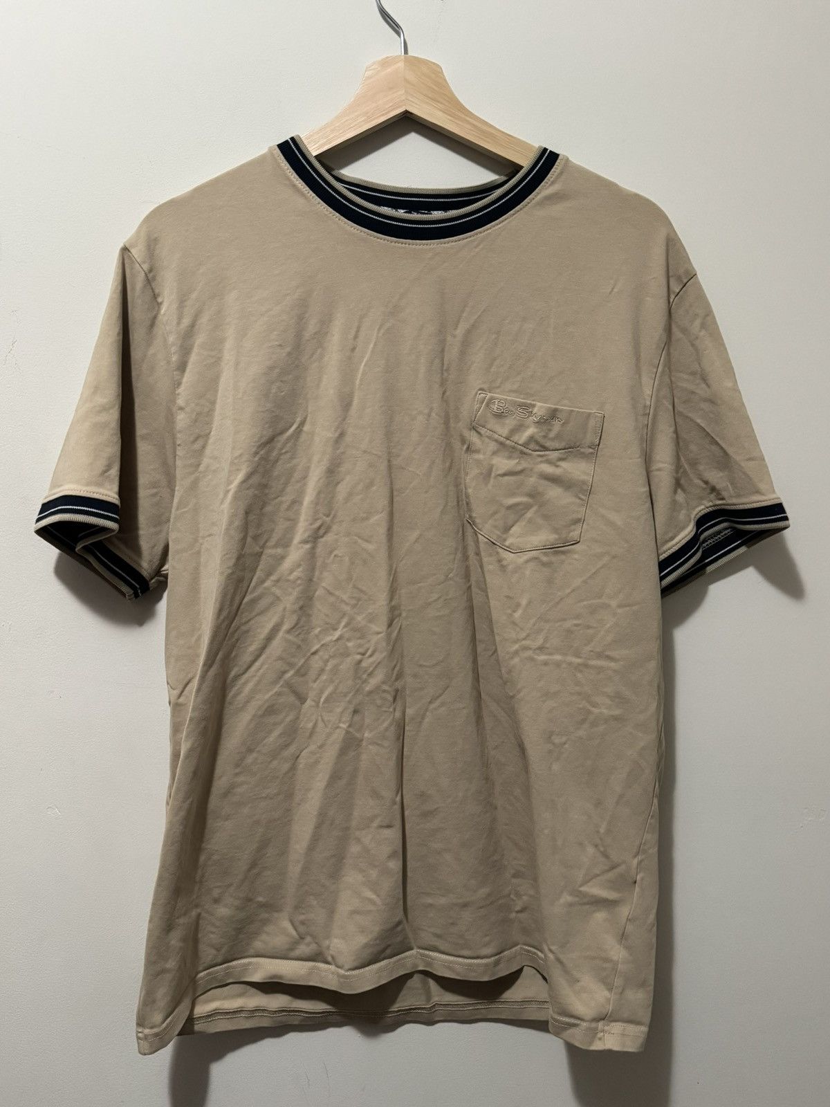 Ben Sherman Ben Sherman Beige Pocket Tee Size US L / EU 52-54 / 3 - 2 Thumbnail
