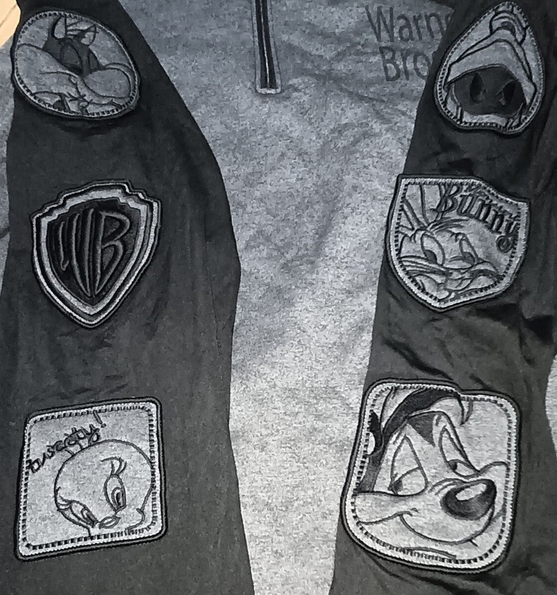 Warner Bros WARNER BROS PATCHED QUARTER ZIPPER SWEATSHIRT Size US L / EU 52-54 / 3 - 3 Thumbnail