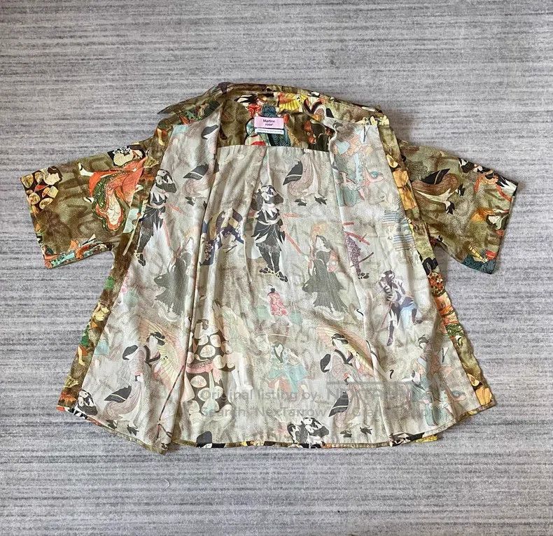 Martine Rose Martine Rose Ukiyo-e Kabukicho dancer Hawaiian short-sleev Size US S / EU 44-46 / 1 - 2 Thumbnail