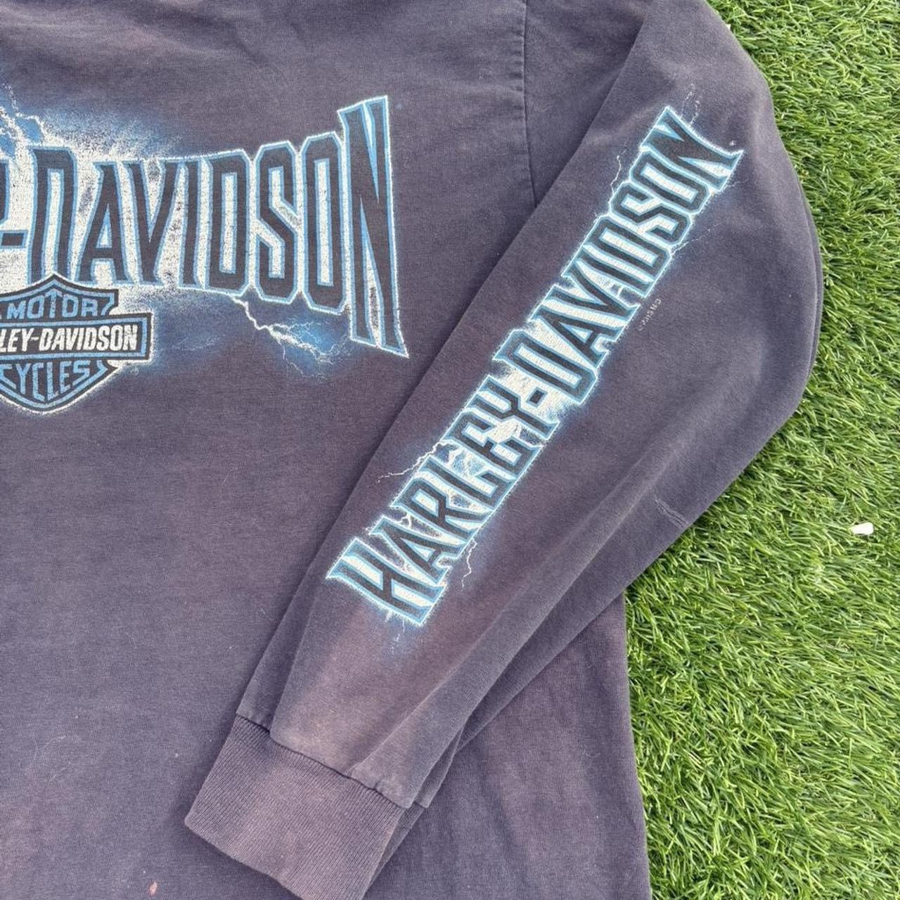 Harley Davidson Harley Davidson Lightning long sleeve size large faded out Size US L / EU 52-54 / 3 - 3 Thumbnail