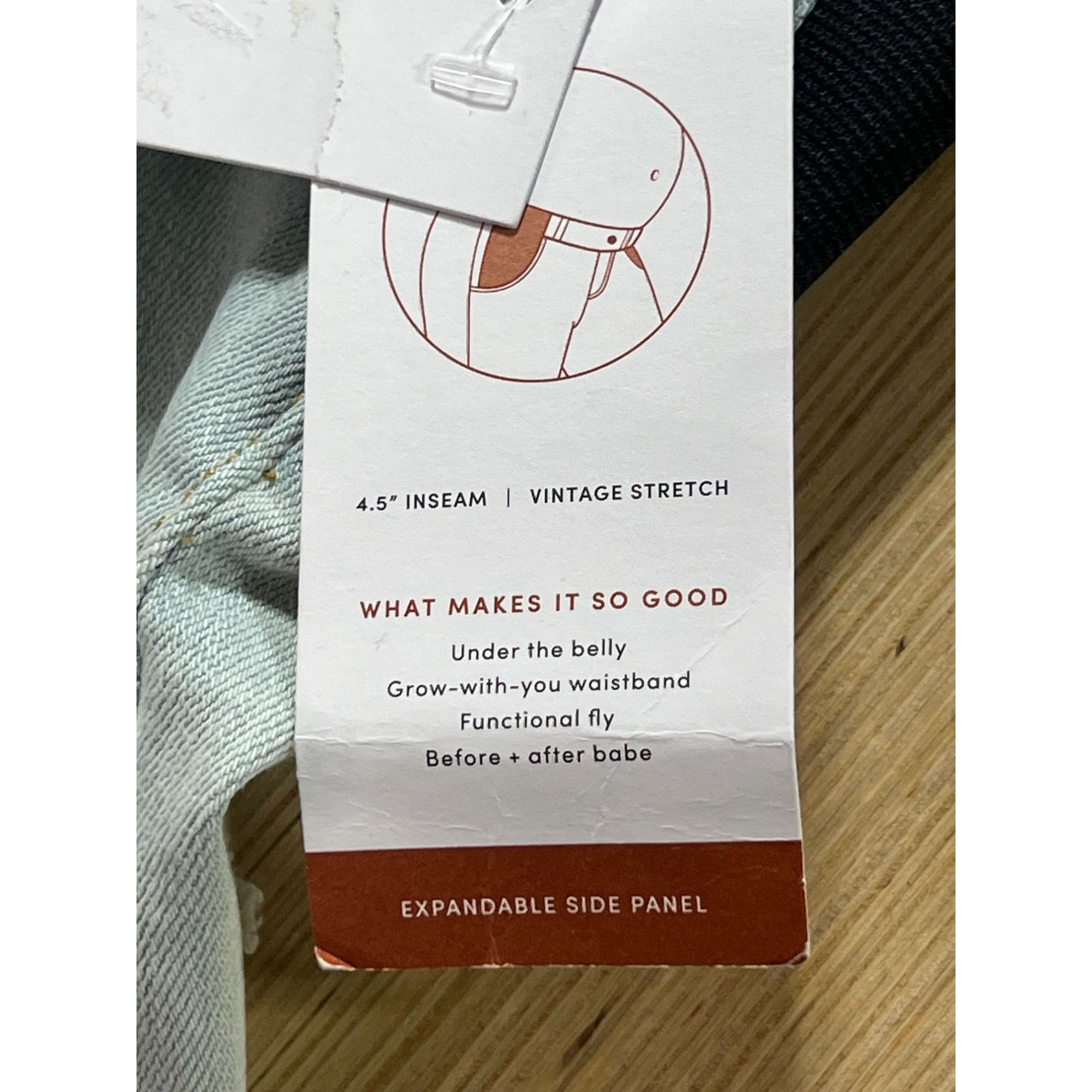 Other Isabel Maternity - Under Belly Maternity Jean Shorts - Light Size 38" / US 16 / IT 52 - 13 Thumbnail