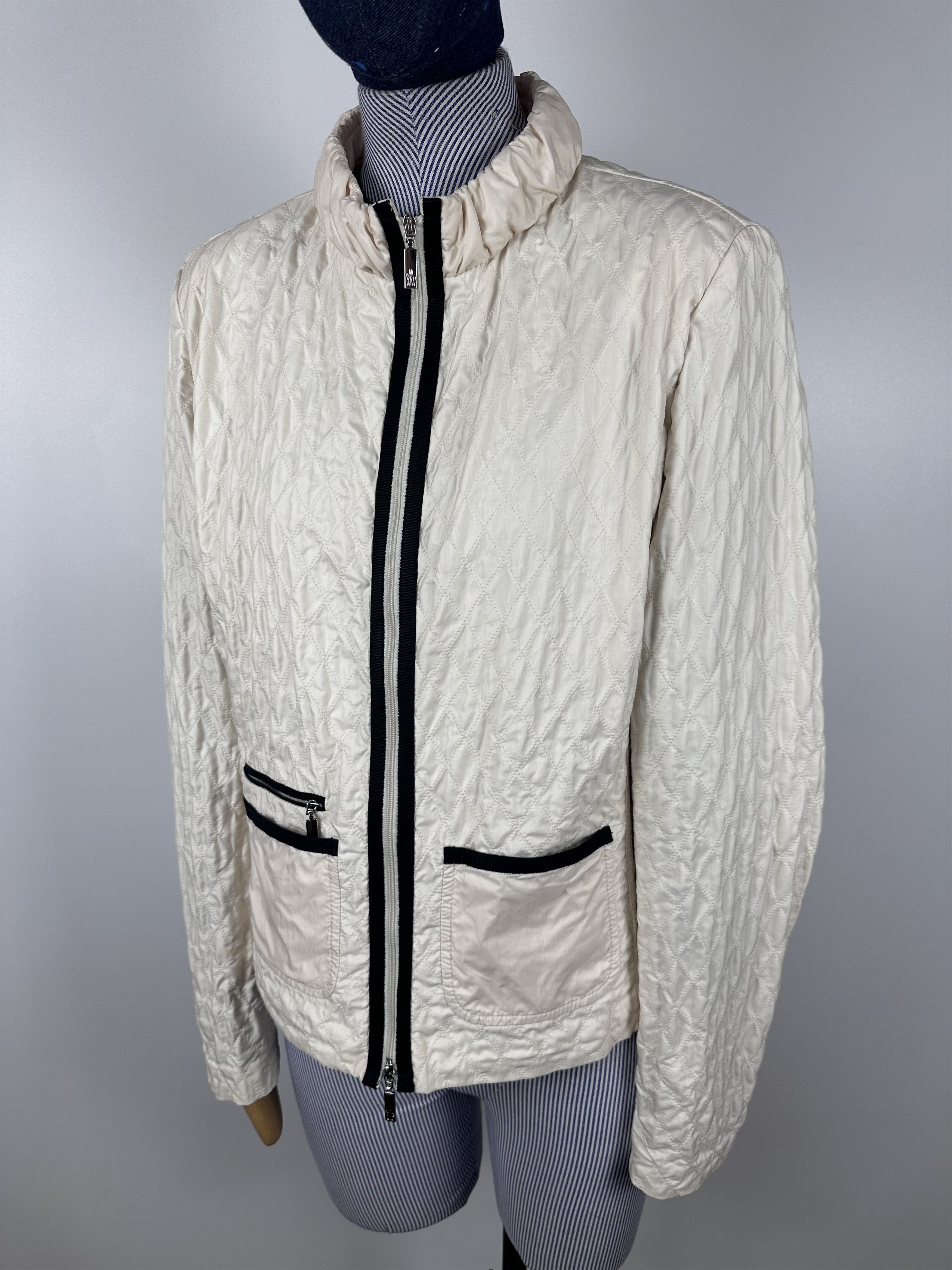 Moncler Viviane Gibbotto Quilted Lightweight Jacket Size 4