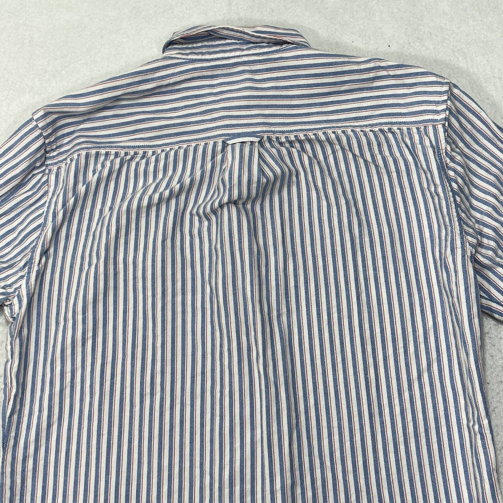 Timberland Timberland Earthkeepers Button Down Blue Striped Dress Shirt Size US S / EU 44-46 / 1 - 9 Thumbnail