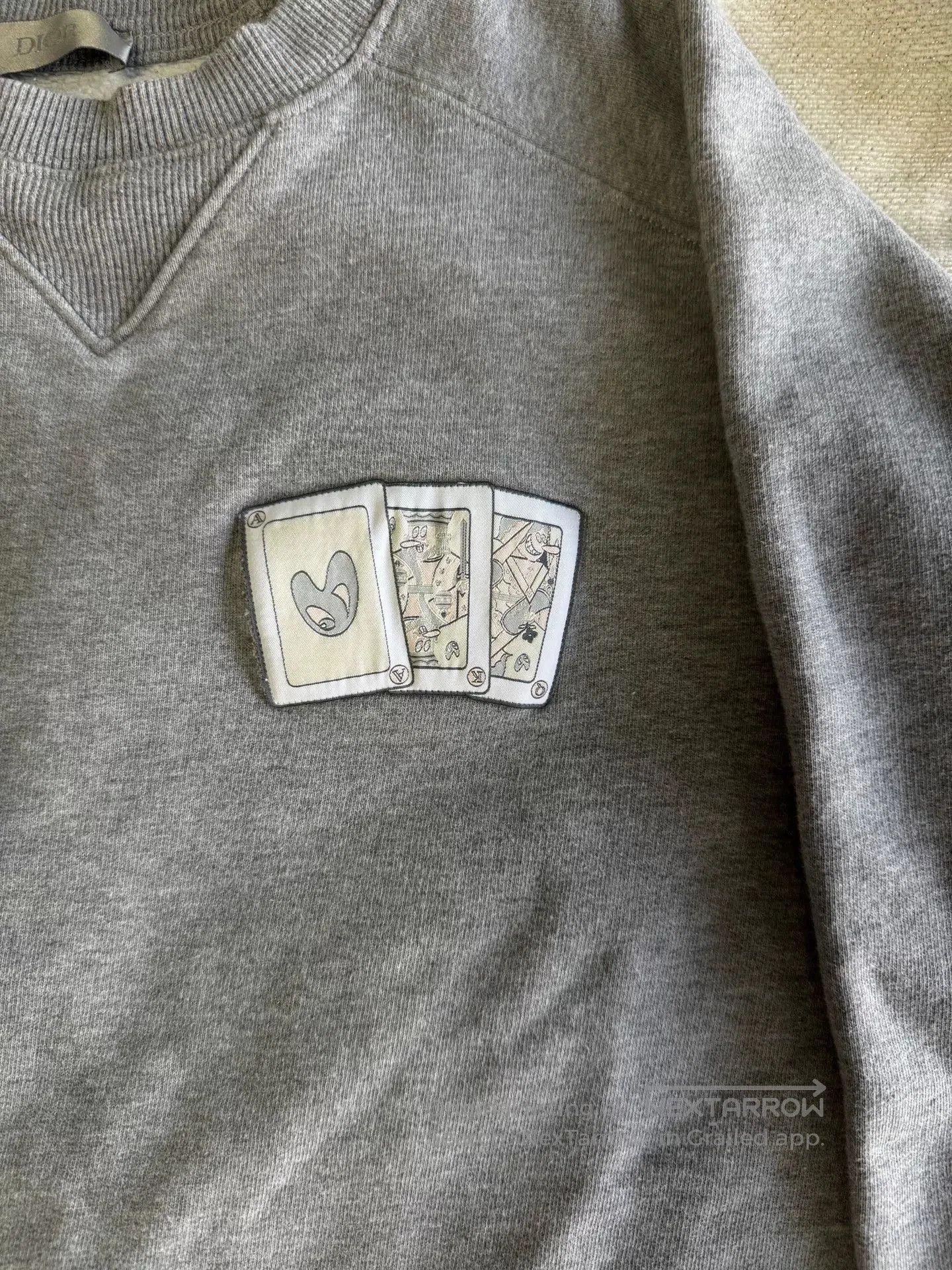 Dior dior playing cards sweatshirt for women. Size US XS / EU 42 / 0 - 2 Thumbnail