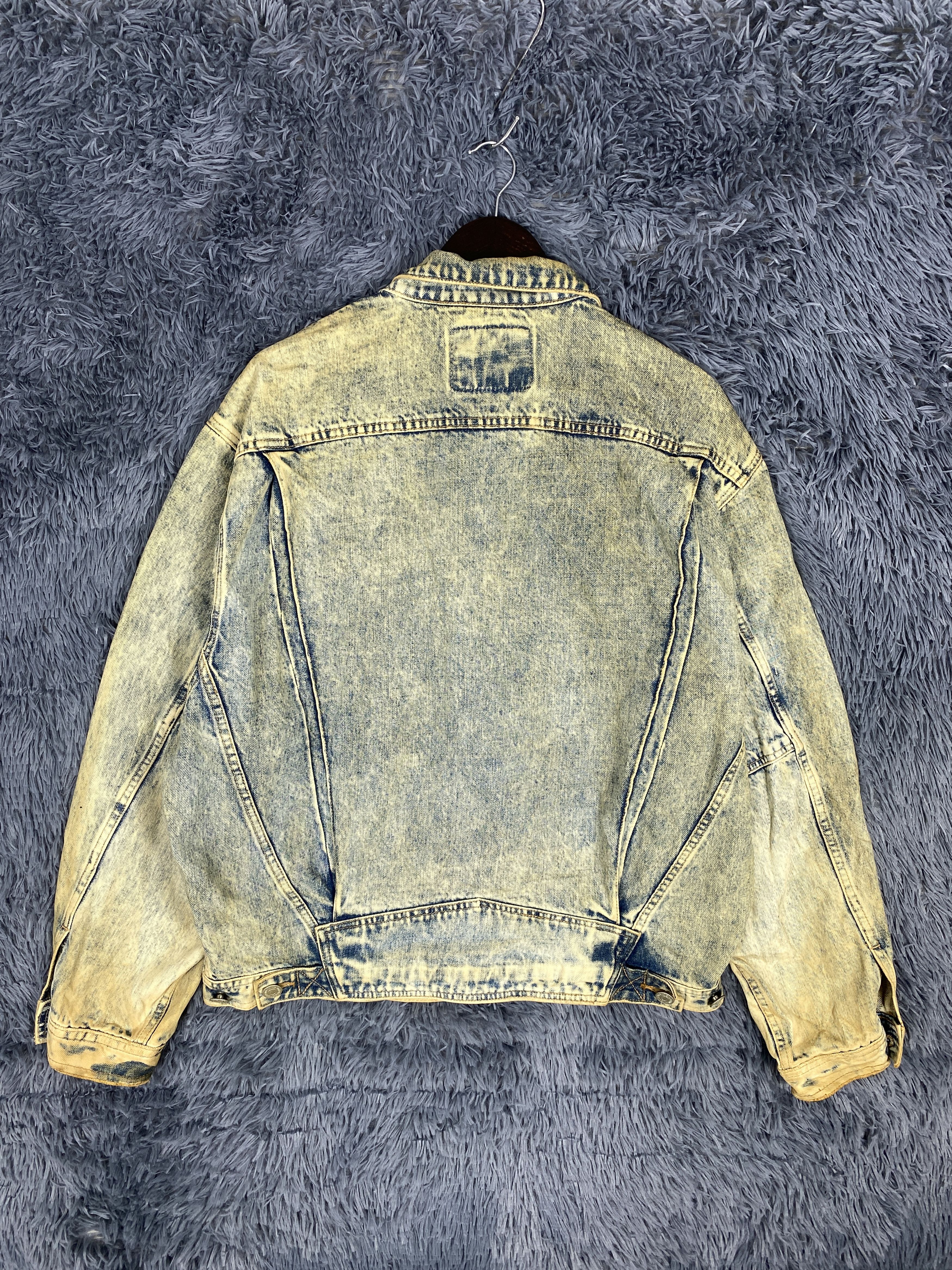 Edwin Vintage Edwin Acid Wash Denim Style Trucker Size US XL / EU 56 / 4 - 5 Thumbnail