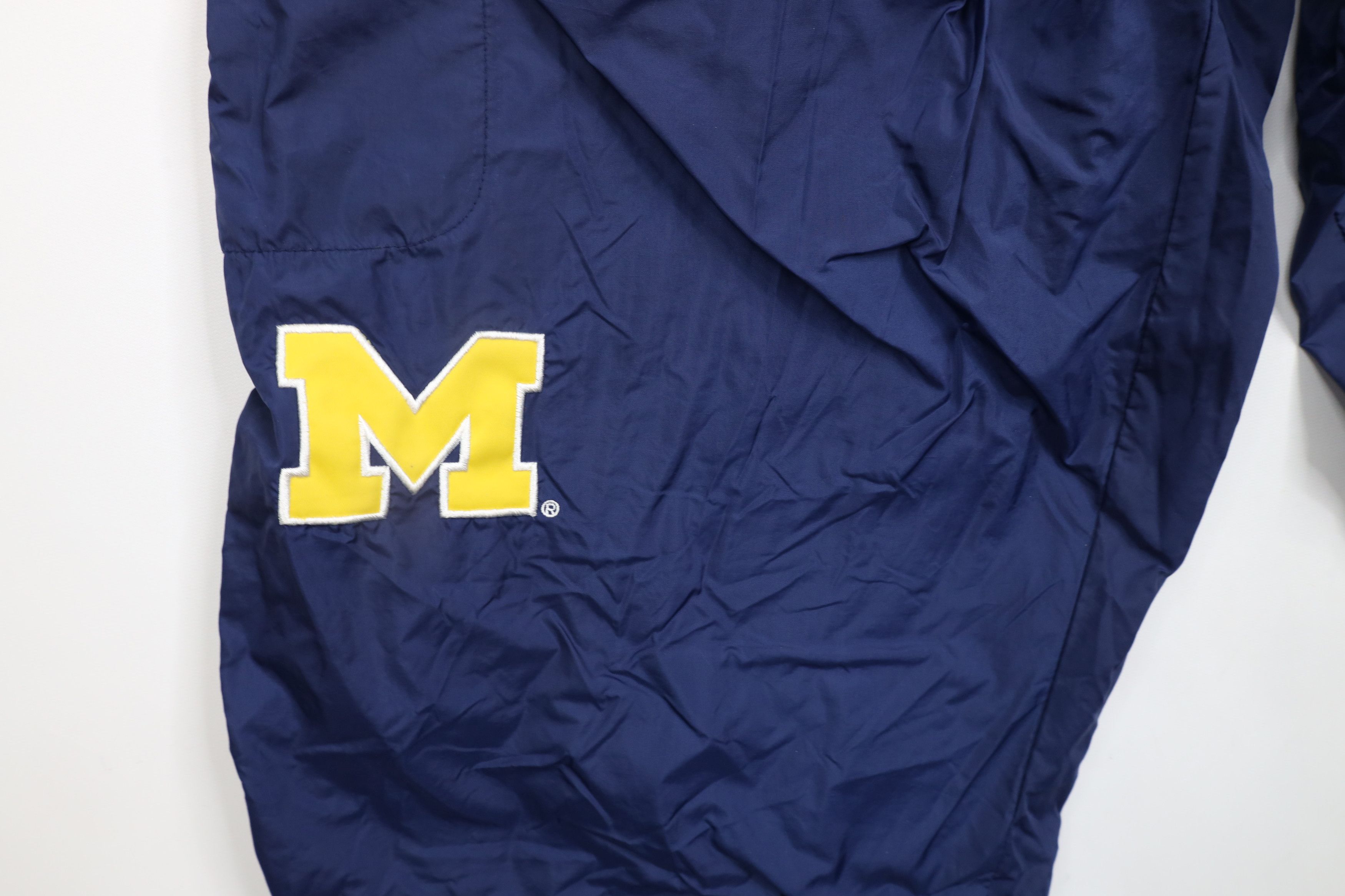 Vintage Vintage 90s University of Michigan Lined Wide Leg Pants Blue Size US 38 / EU 54 - 6 Thumbnail