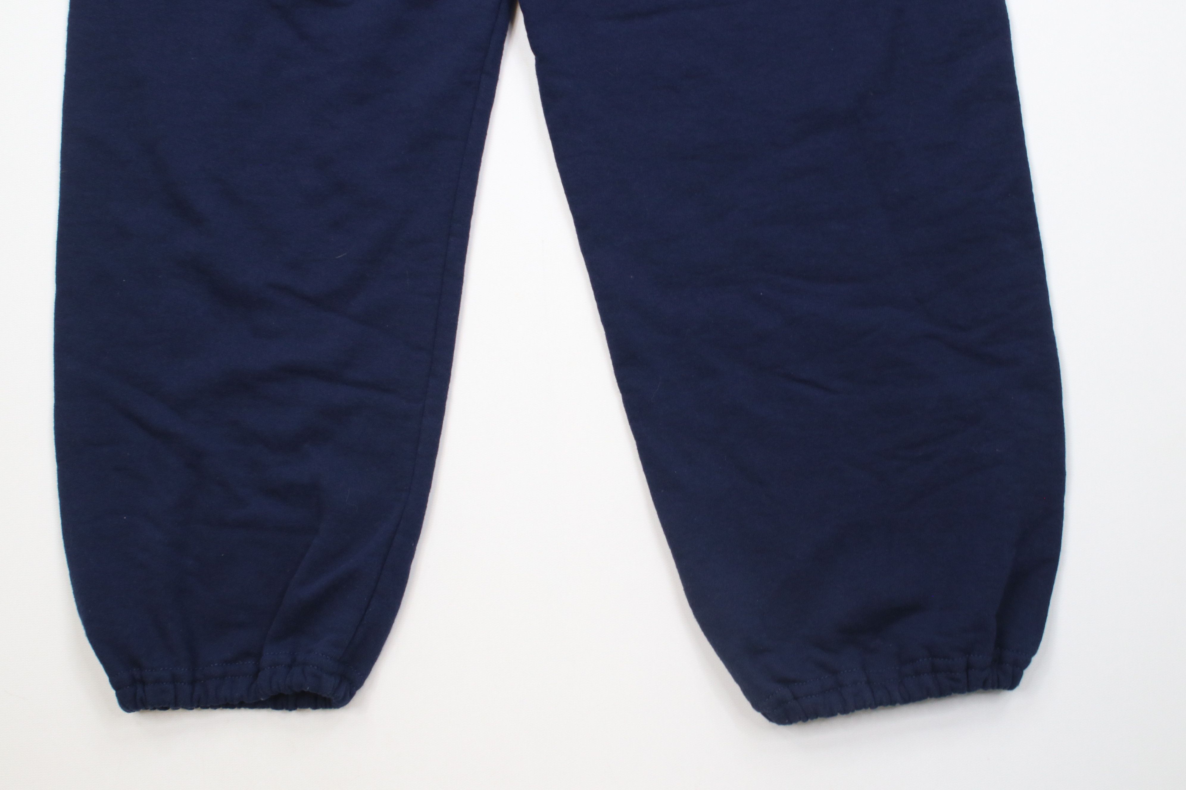 Vintage Vintage Y2K Streetwear Cuffed Sweatpants Joggers Navy Blue Size US 32 / EU 48 - 4 Thumbnail