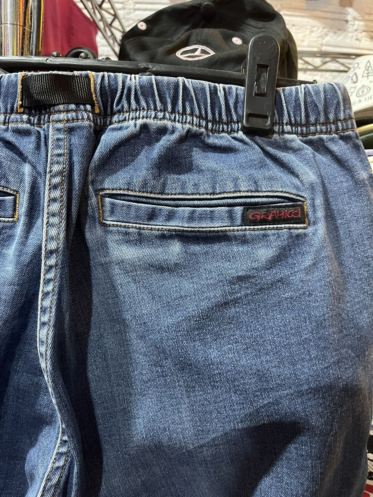 Gramicci Gramicci Regular Straight Blue Denim Camping Pant Logo Size US 32 / EU 48 - 4 Thumbnail