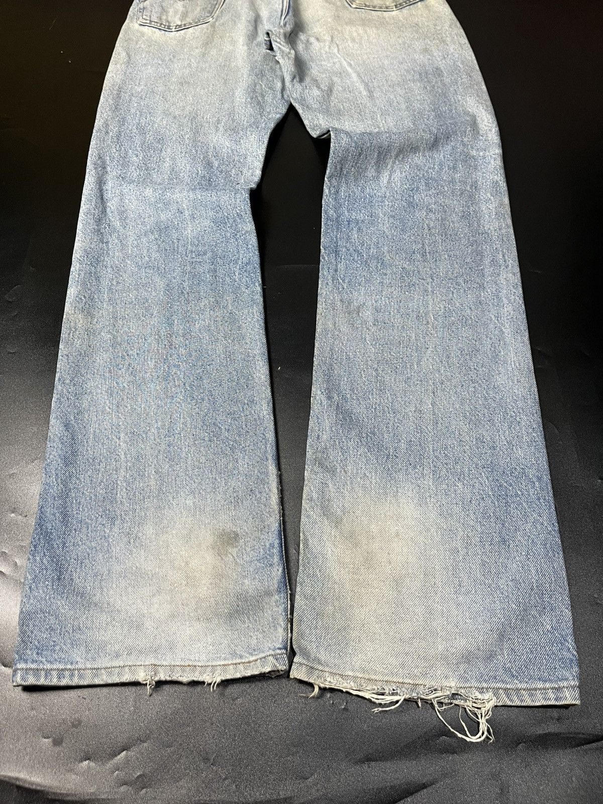 Levi's × Levi's Vintage Clothing 80s Vintage Levis 20517 Orange Tab Distressed Jeans Size US 32 / EU 48 - 13 Thumbnail