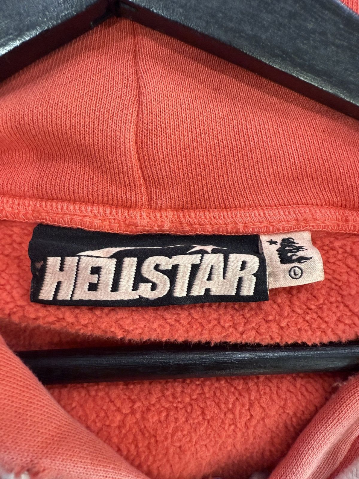 HELLSTAR Hellstar Red Washed Zip Up Hoodie Size US L / EU 52-54 / 3 - 7 Thumbnail