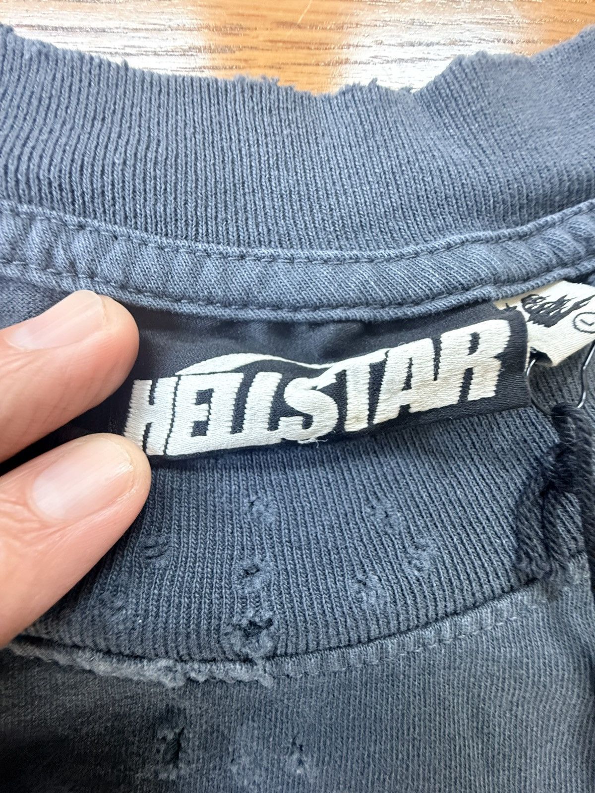 HELLSTAR Hellstar Crochet Jesus T-shirt size L Size US L / EU 52-54 / 3 - 2 Thumbnail