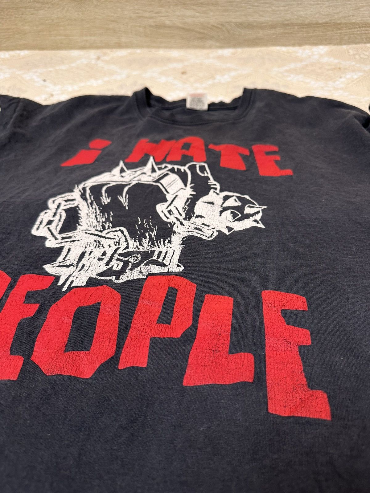 Band Tees 🔥 Anti-Nowhere League I Hate People Punk Rock Band T Shirt Size US XL / EU 56 / 4 - 7 Thumbnail