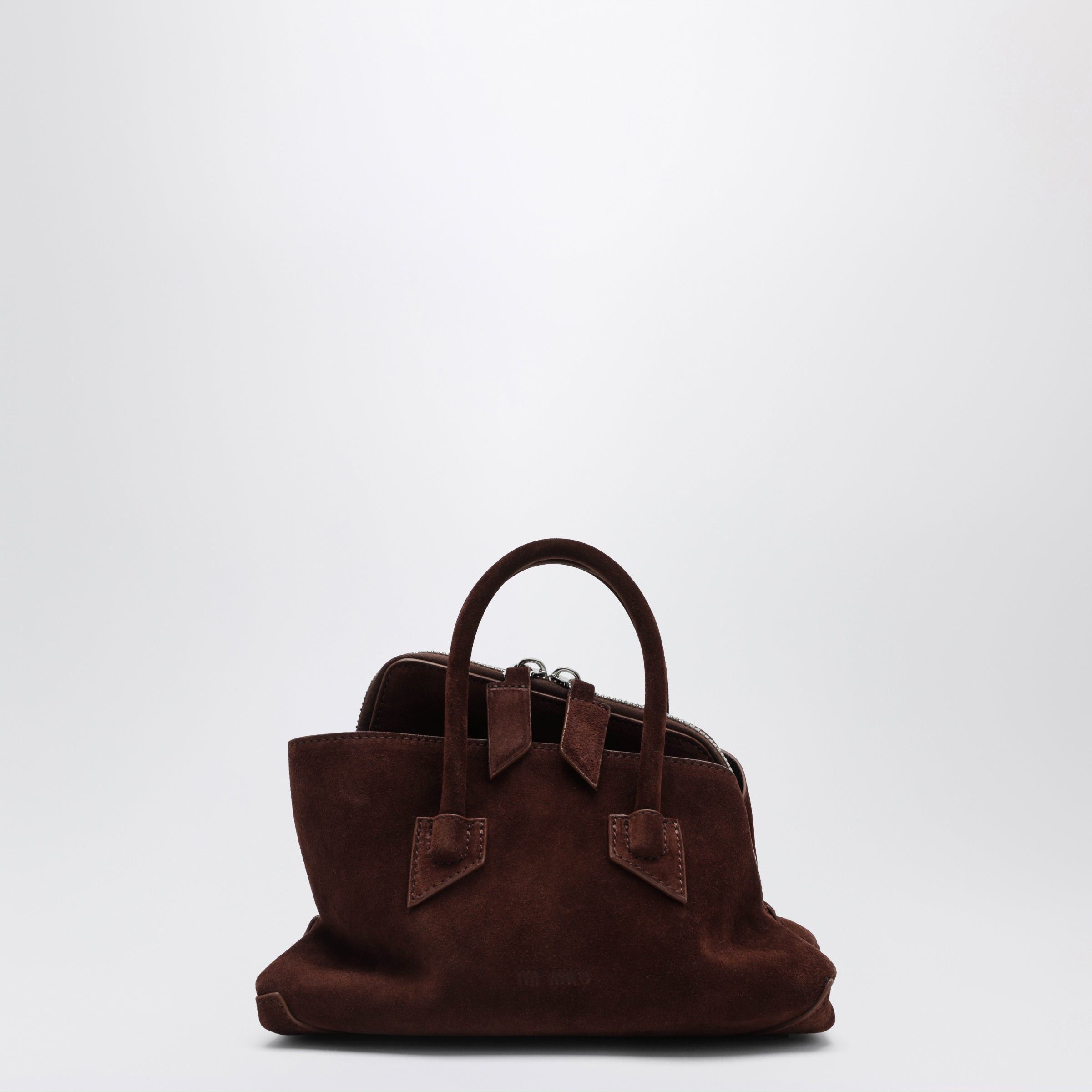 The Attico The Attico Brown Suede La Passeggiata Mini Bag Size ONE SIZE - 1 Thumbnail
