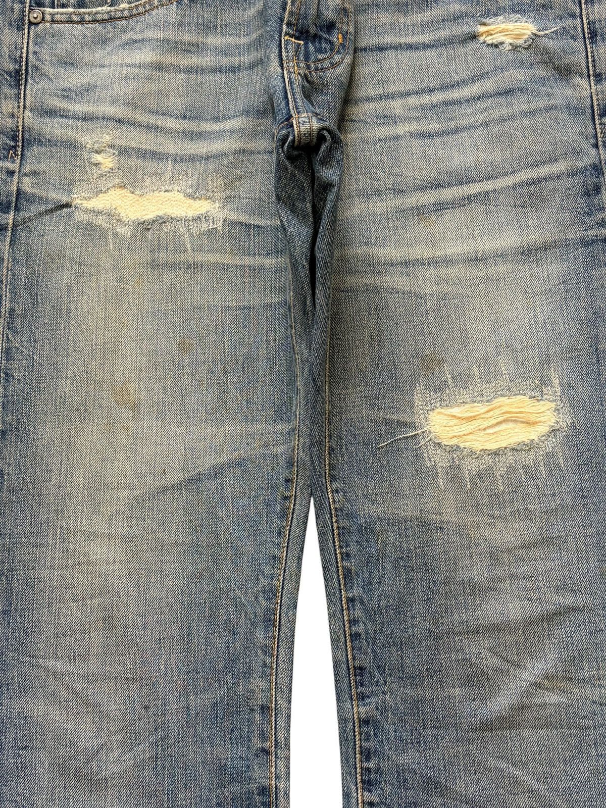 AG Adriano Goldschmied Vintage / Y2K Adriano Goldschmied Faded Wash Distress Jeans Size US 31 - 3 Thumbnail