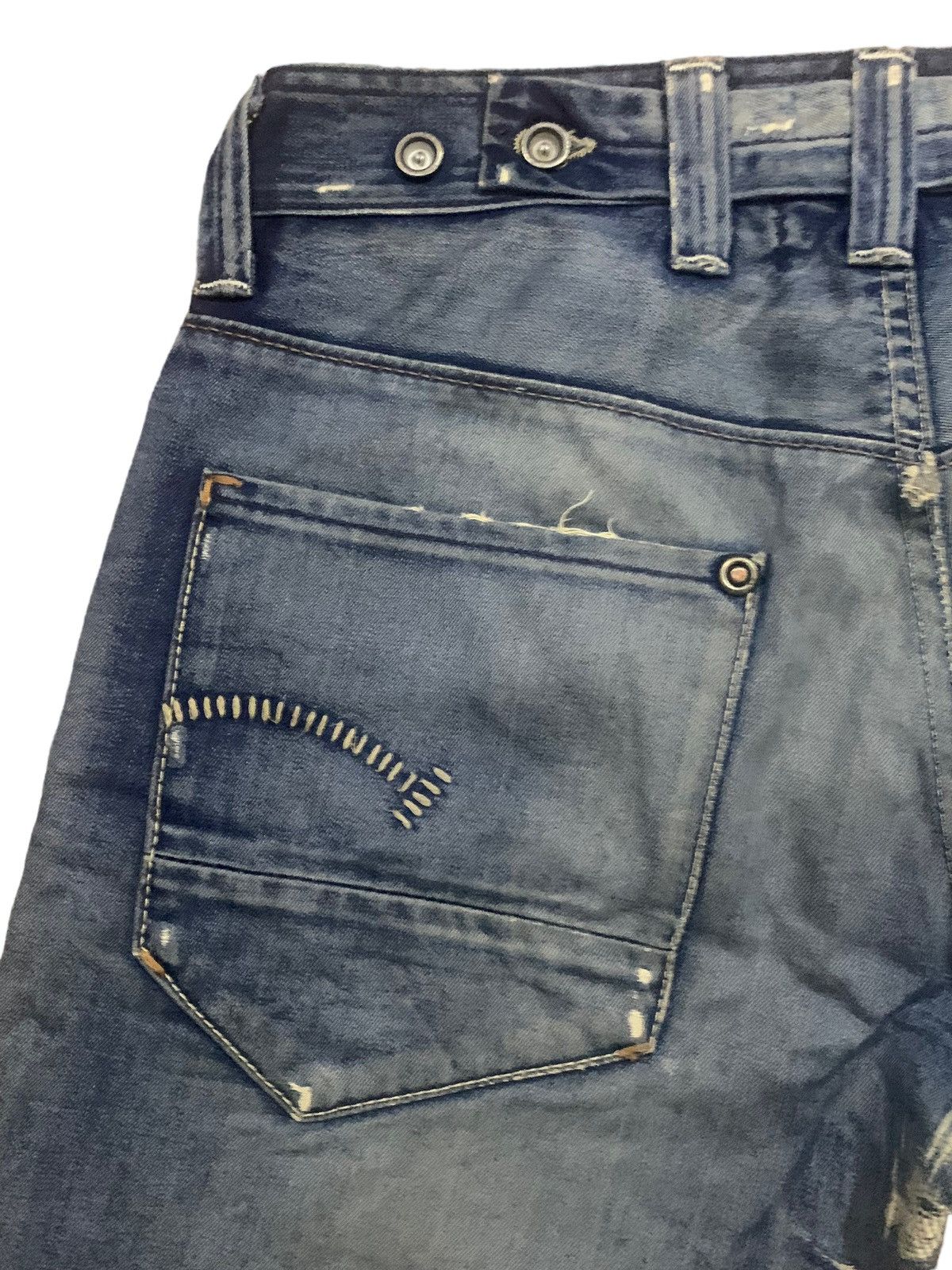 G-Star × If Six Was Nine Vintage G Star Raw ButtonFly Hype Jeans Size US 34 / EU 50 - 13 Thumbnail