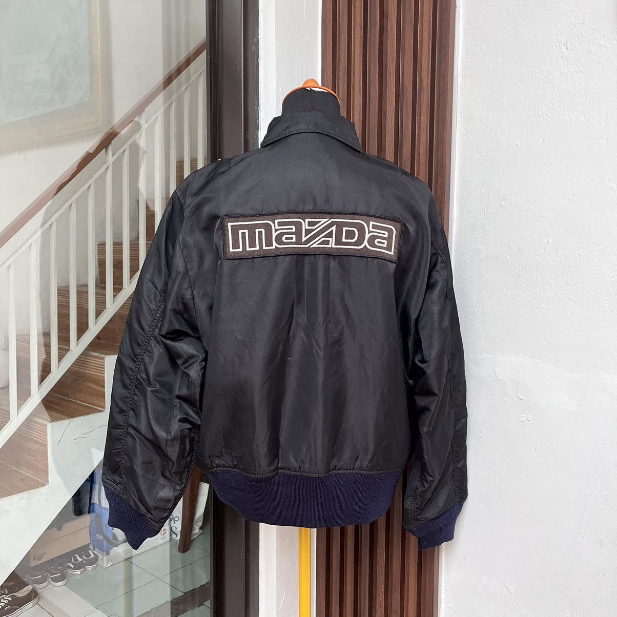 Gear for Sports Vintage 90s Mazda Bomber Jacket Big Logo Size US L / EU 52-54 / 3 - 2 Thumbnail