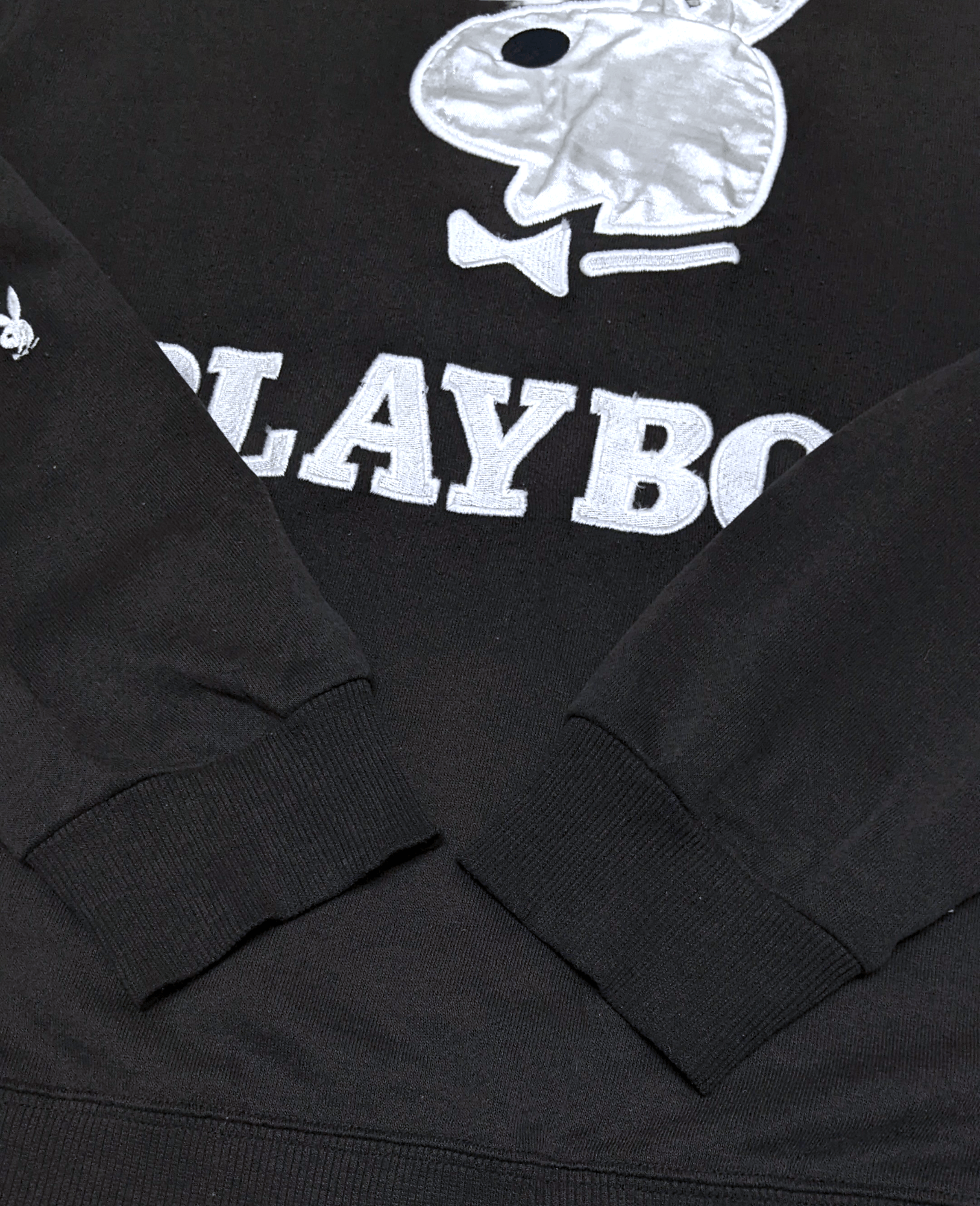Playboy × Vintage Vintage 90s Playboy Spellout Big Logo Embroidered Sweatshirt Size US L / EU 52-54 / 3 - 8 Thumbnail