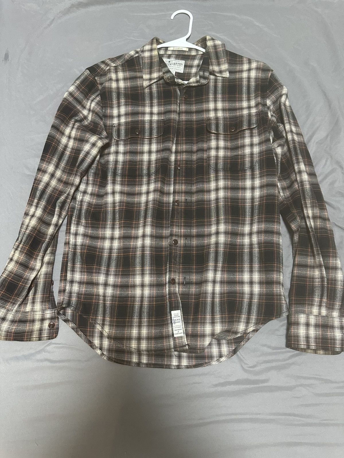 Lucky Brand Plaid flannel Size US S / EU 44-46 / 1 - 1 Thumbnail