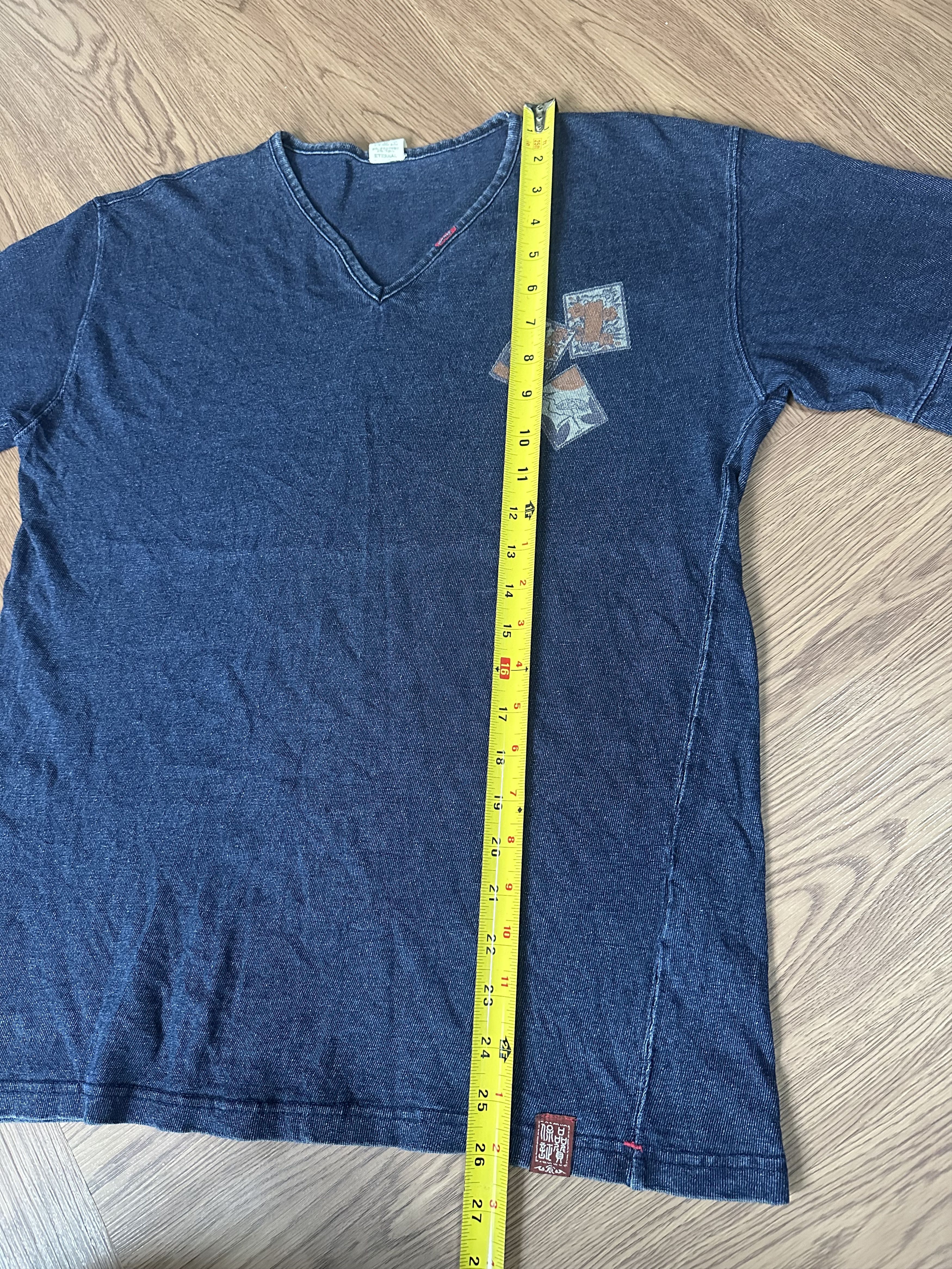 Eternal Vintage Eternal Indigo Dyed Hanafuna Card Tee Size US M / EU 48-50 / 2 - 9 Thumbnail